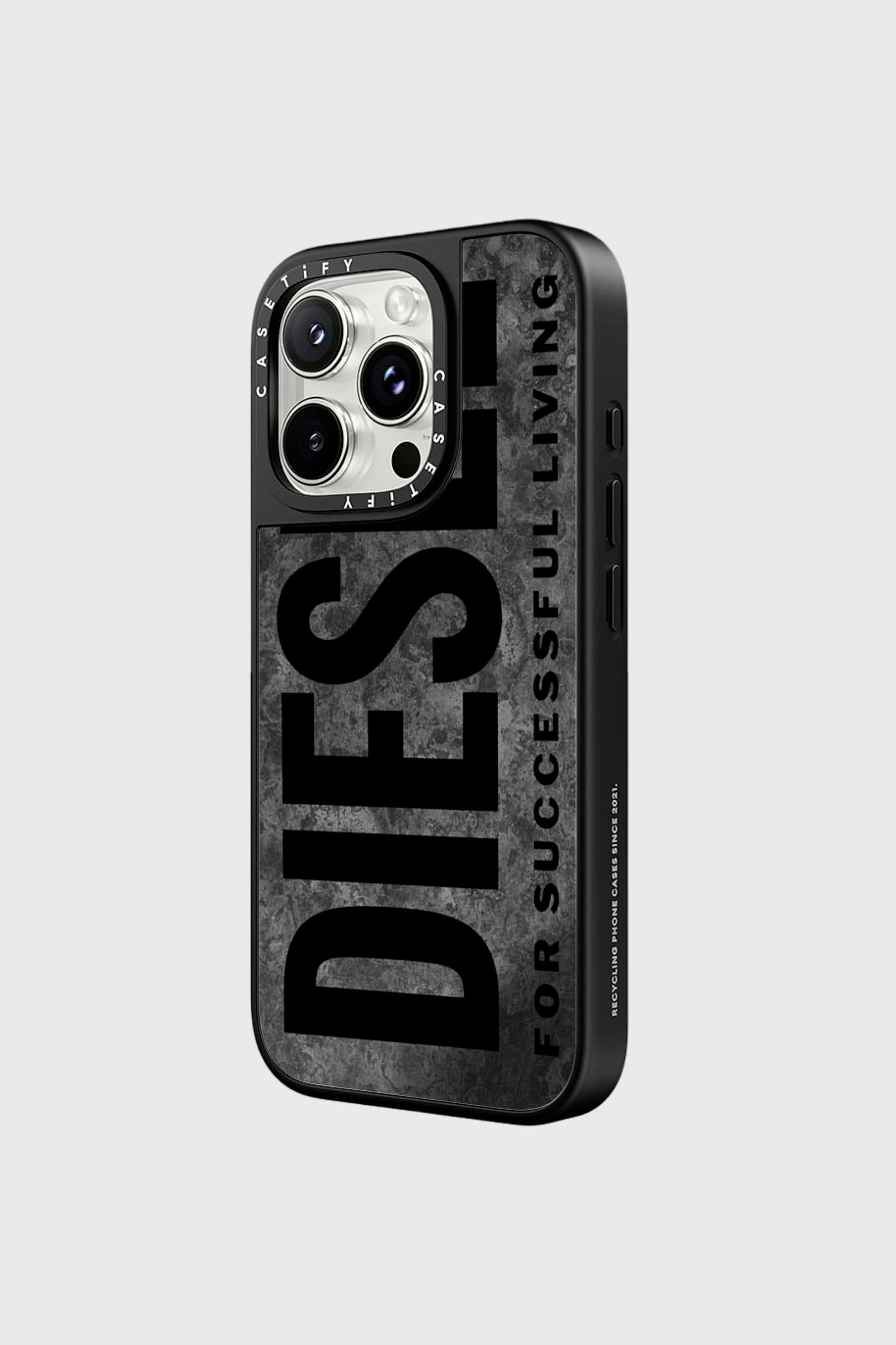 Diesel - 60322 CASETIFY MOULDED CASE, Unisex's IPHONE 16 PRO in グレー/ブラック - 2