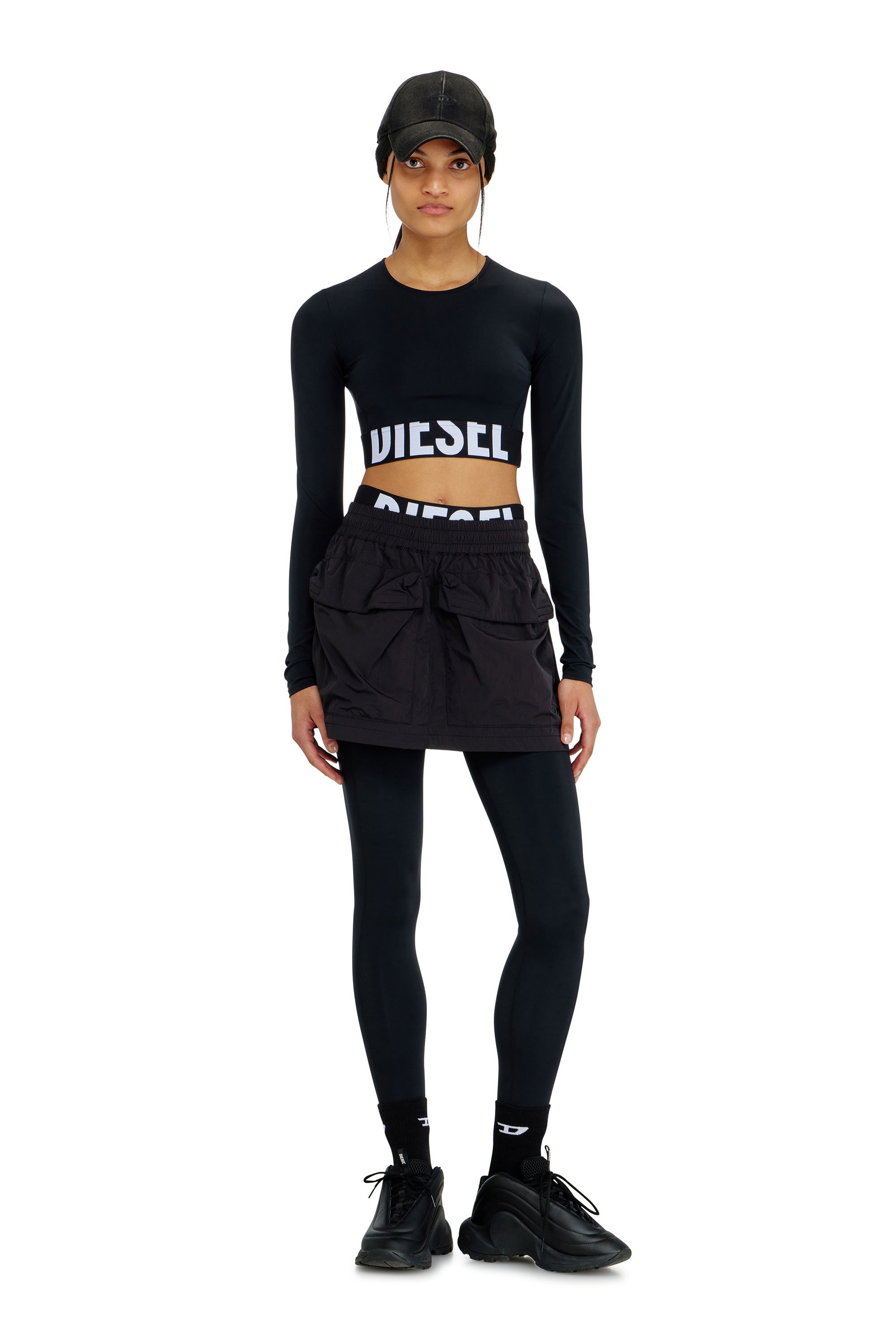 Diesel - ADELINE-D-POP, Female's レギンス in ブラック - 3