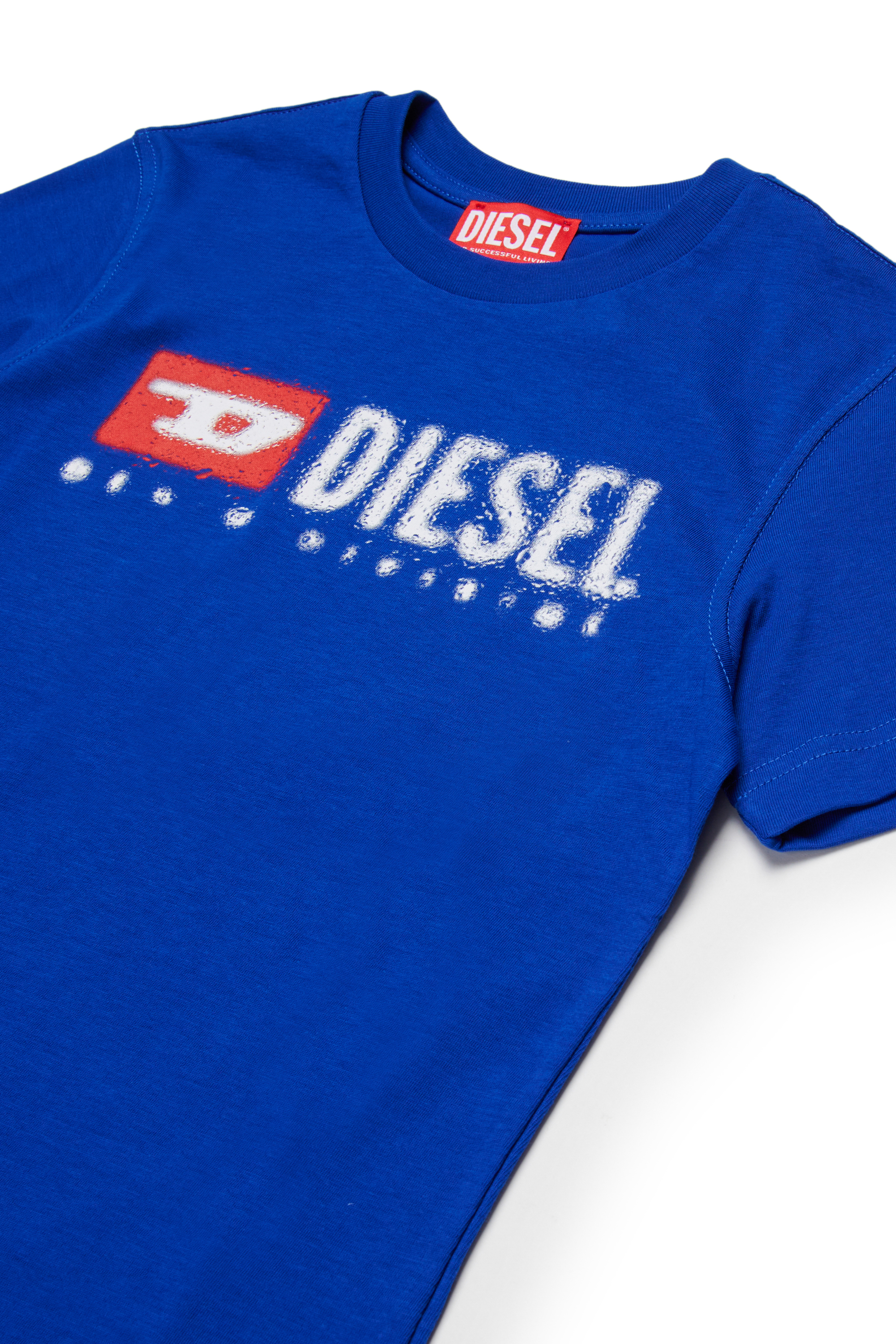 Diesel - TADJUSTK14, Male's Tシャツ in ブルー - 3