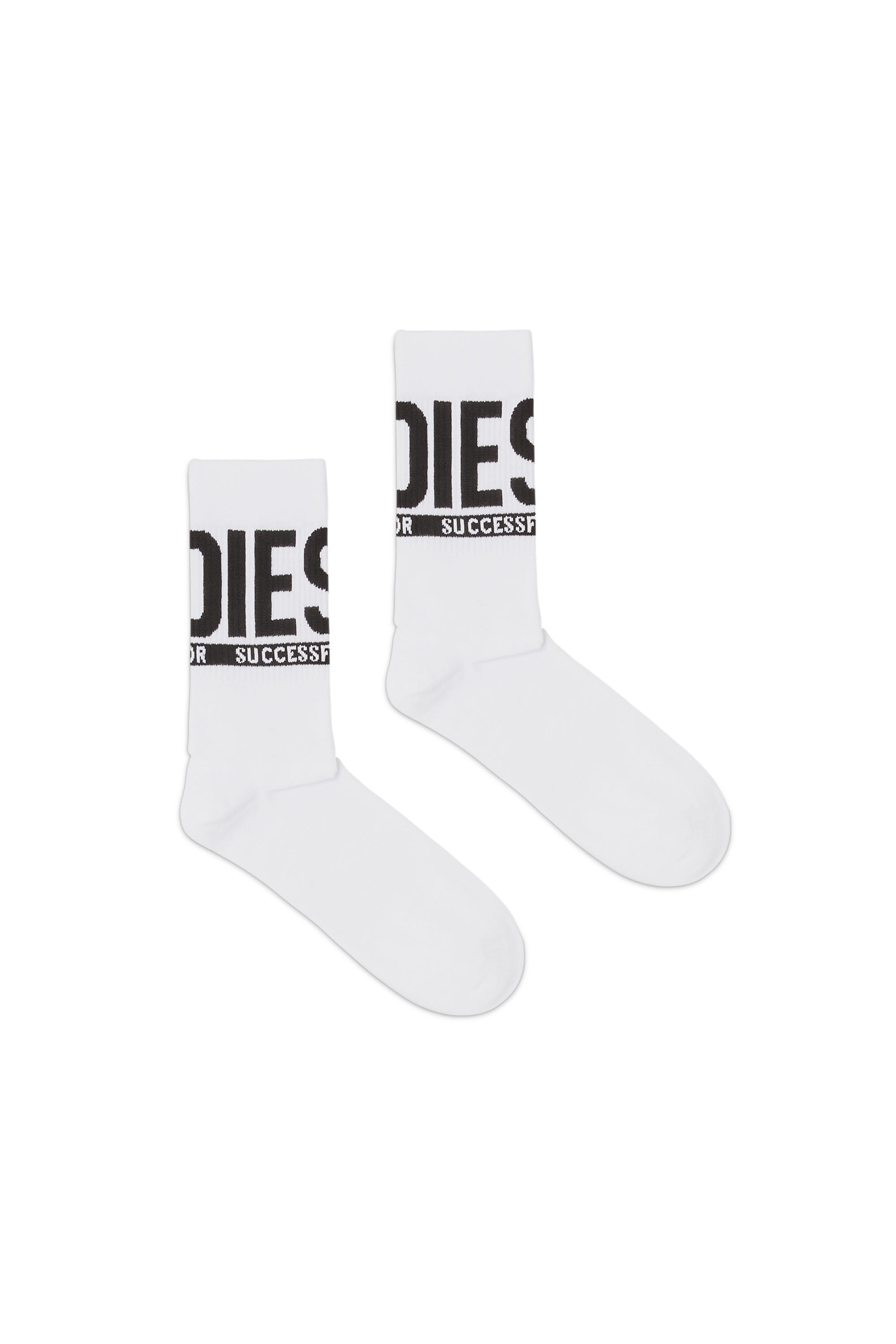 Diesel - SKM-RAY-21,5-SINGLE, Male's ソックス in ホワイト - 1