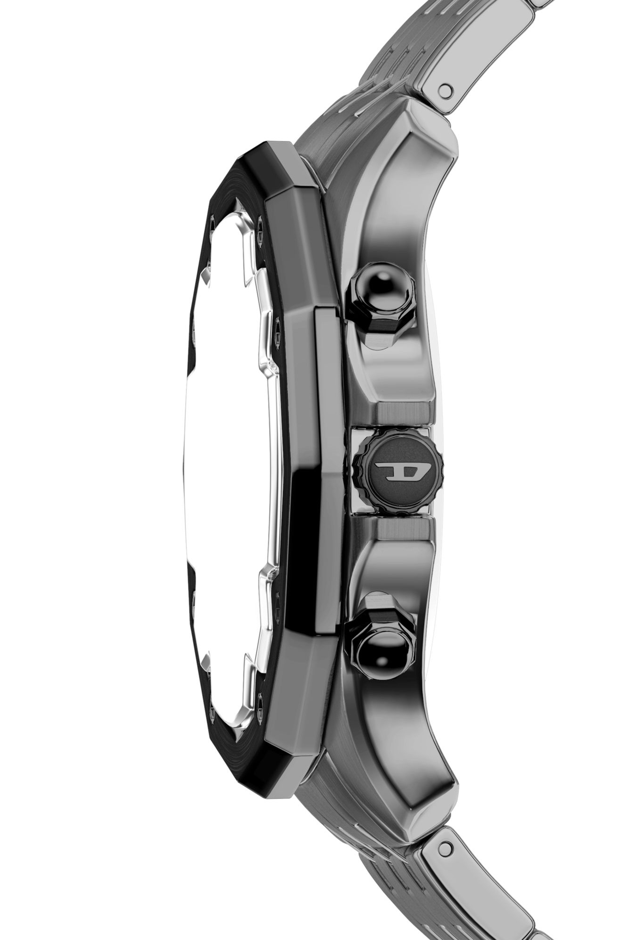 Diesel - DZ4715 WATCH, Male's Stinger gunmetal stainless steel watch in ダークグレー - 3