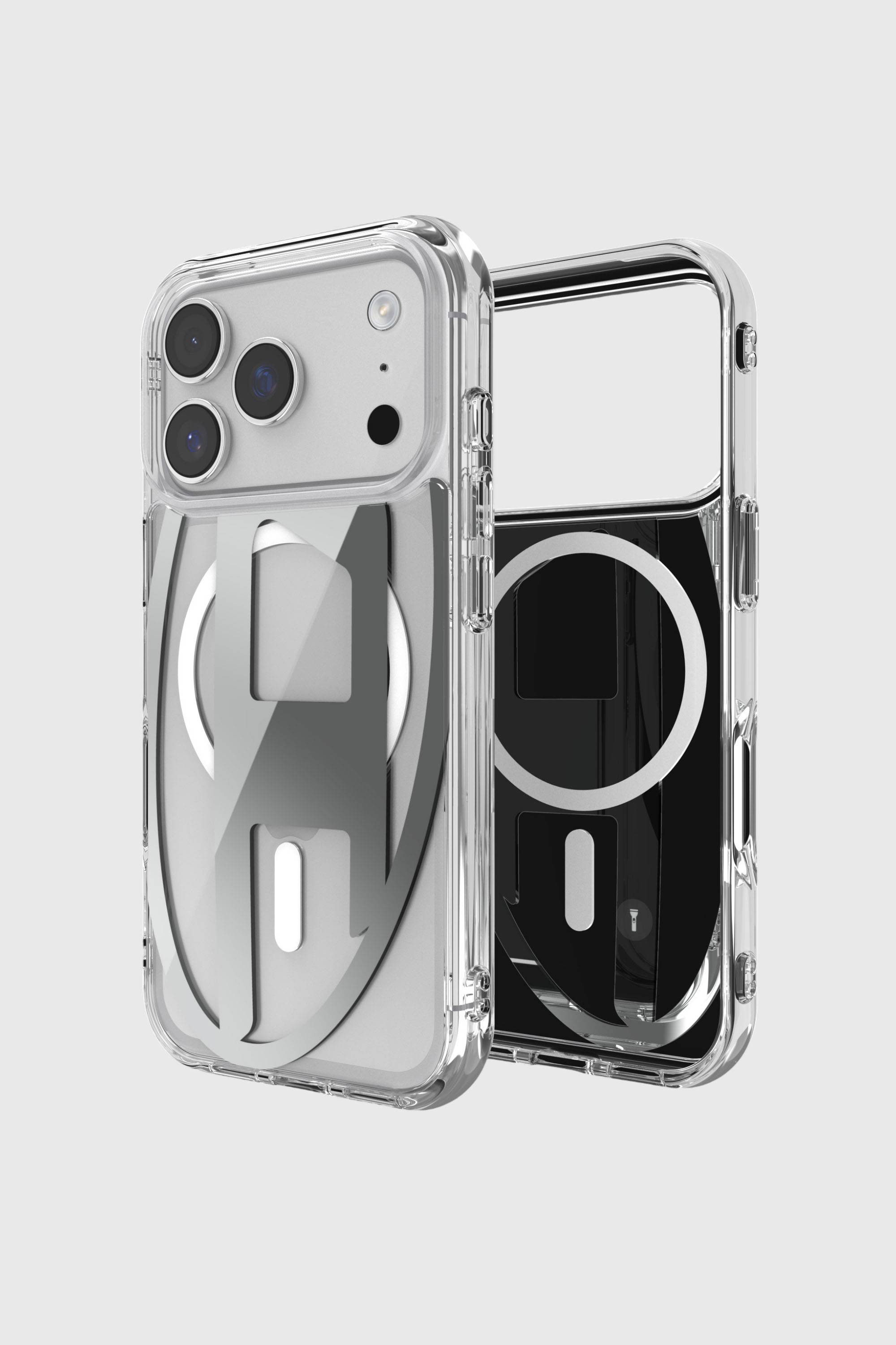Diesel - 60413 AOP CASE, Unisex's IPHONE 17 PRO in グレー - 1