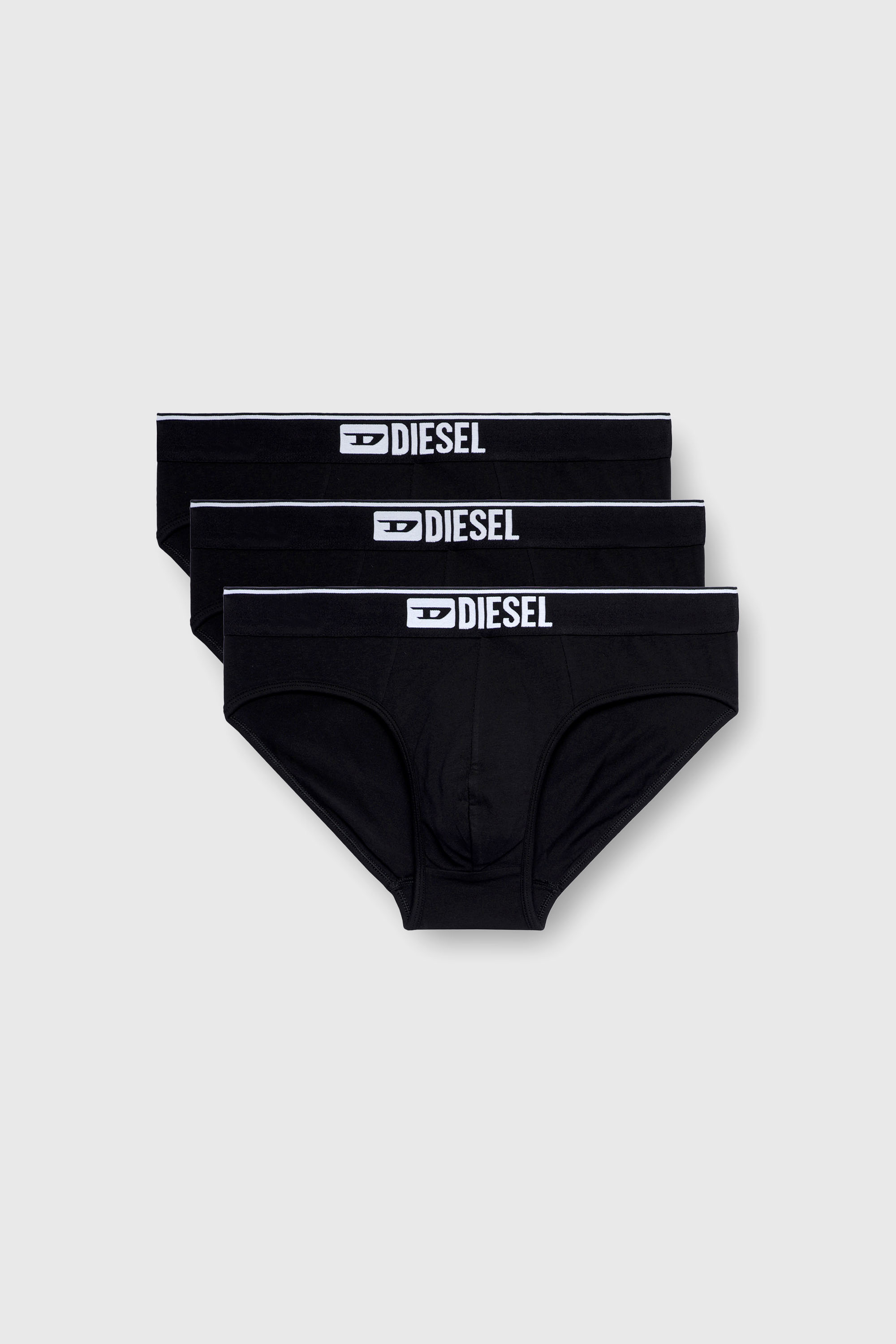Diesel - UMBR-ANDRETHREEPACK, Male's ブリーフ ３枚パック in ブラック - 1