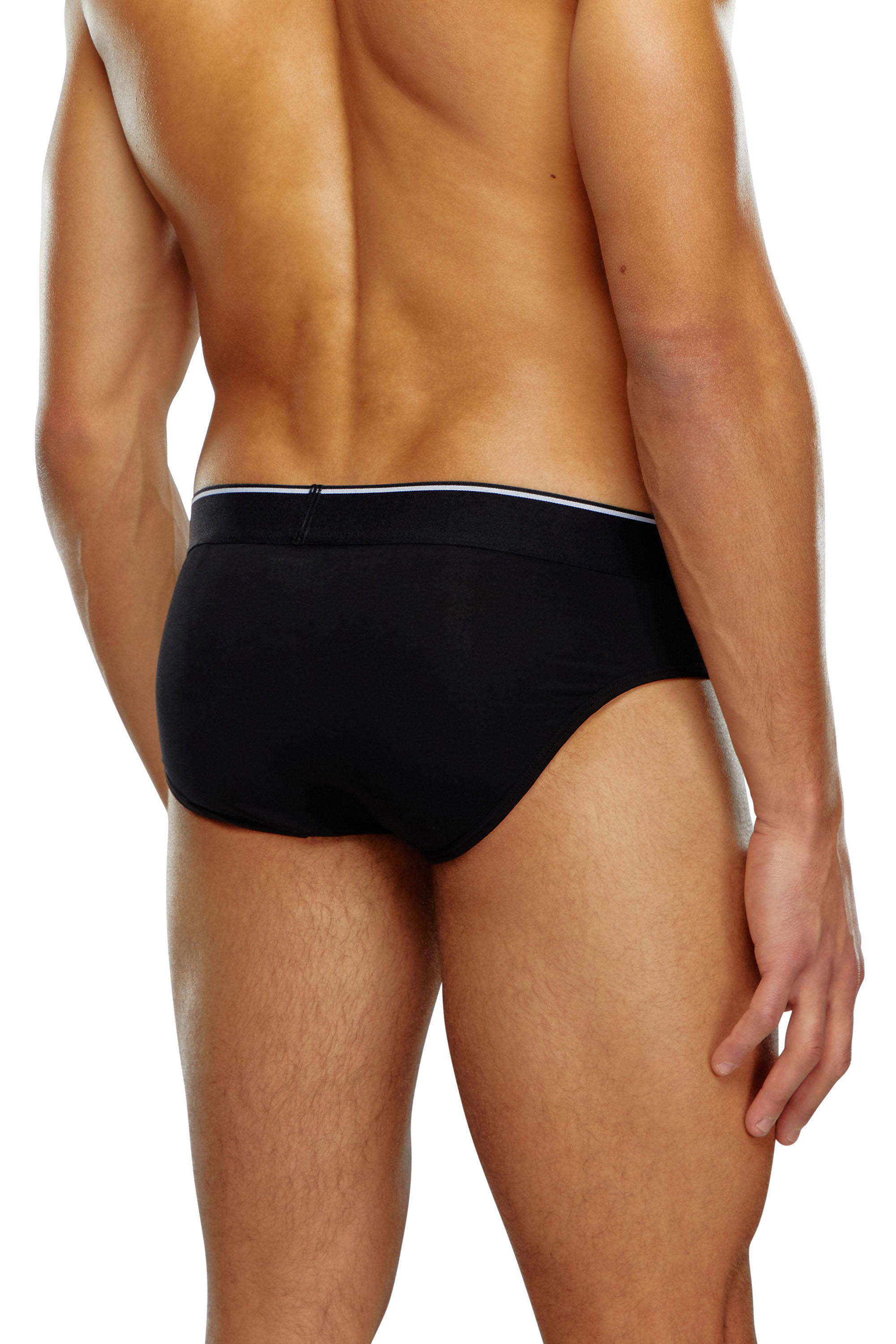 Diesel - UMBR-ANDRETHREEPACK, Male's アンダーウェアブリーフ3枚セット in ブラック - 4