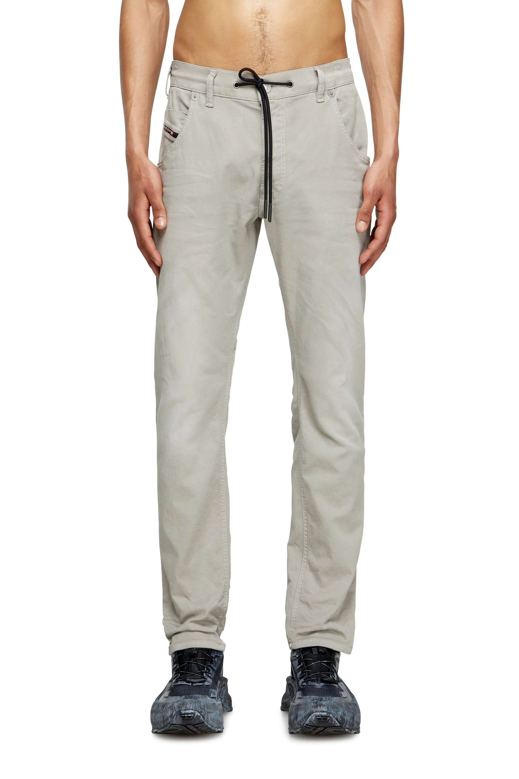 Diesel - Male's Regular 2030 D-Krooley Joggjeans® 0670M, ライトグレー - 1
