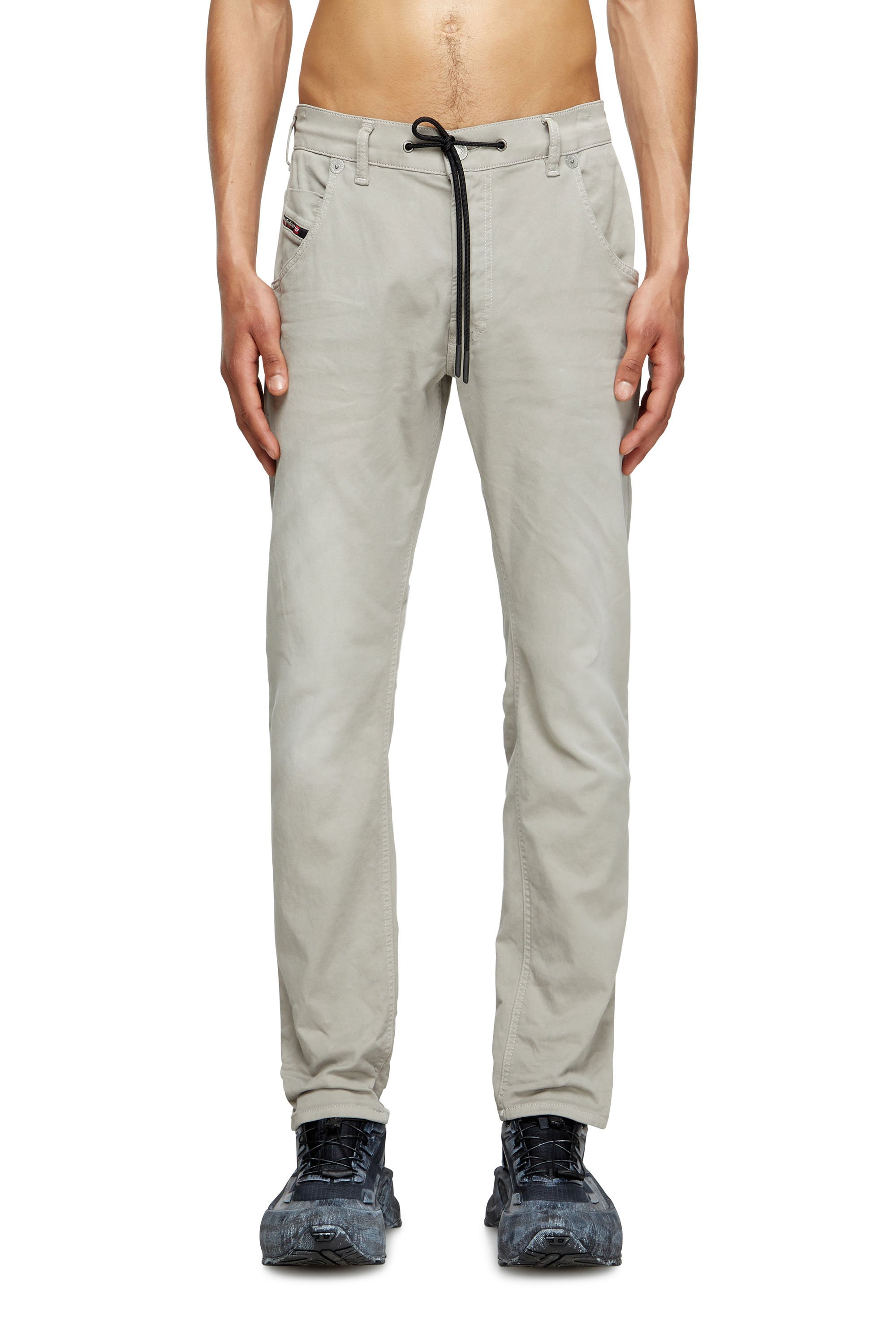 Diesel - Male's Regular 2032 D-Krooley Joggjeans® 0670M, ライトグレー - 3