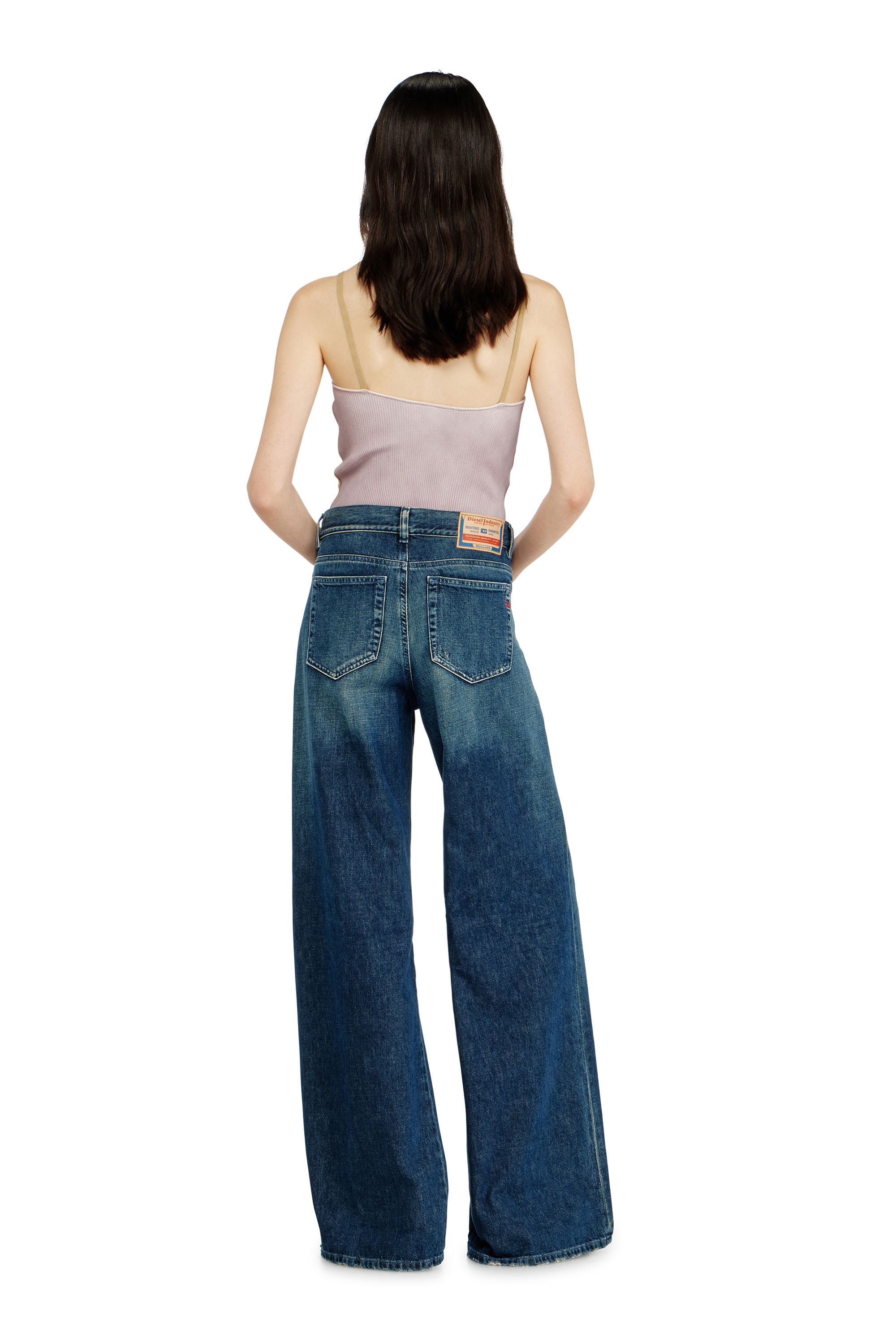 Diesel - Female's Flare Jeans 1978 D-Akemi 09N70, ダークブルー - 3