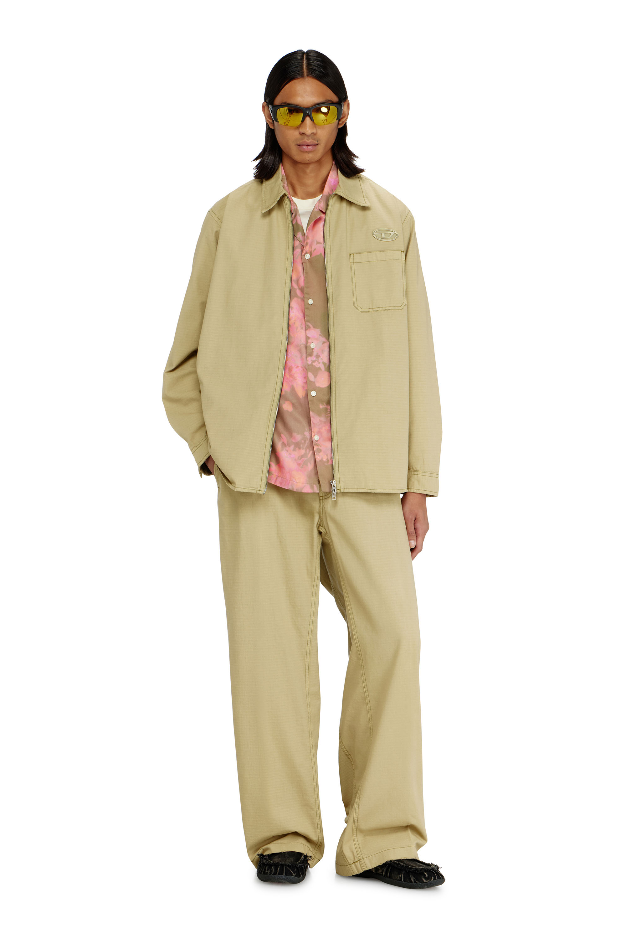 Diesel - S-ALIAS-ZIP, Male's ジップアップシャツ in null - 2