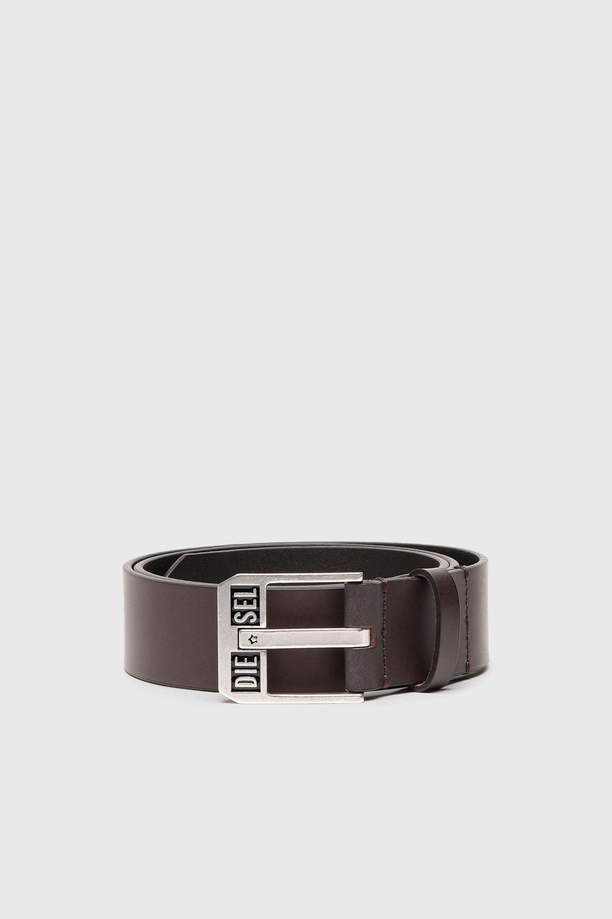 Diesel - BLUESTAR II, Male's レザーベルト in Brown - 1
