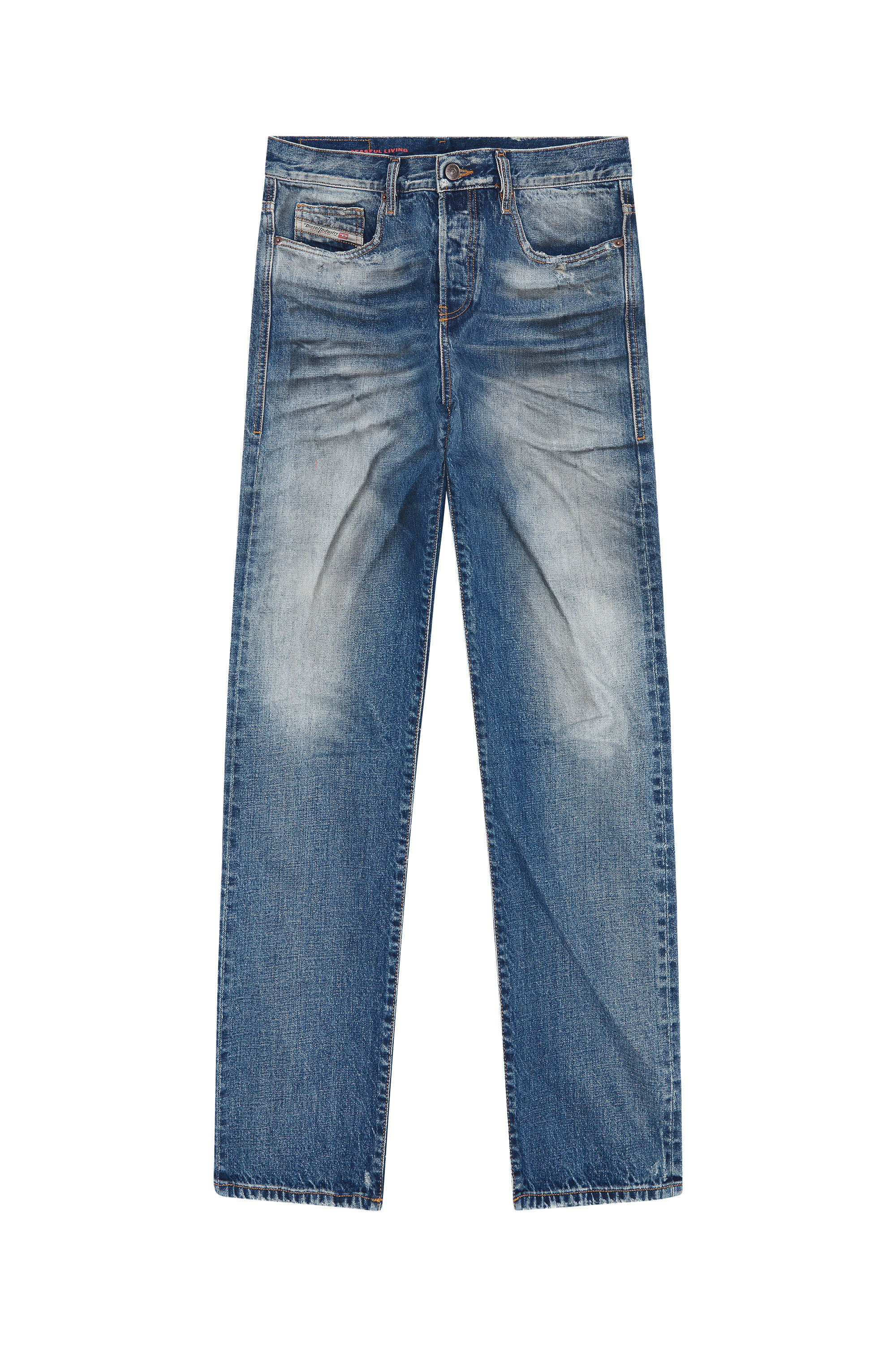 Diesel - 2020 D-VIKER 007D1 Straight Jeans, ミディアムブルー - Image 6