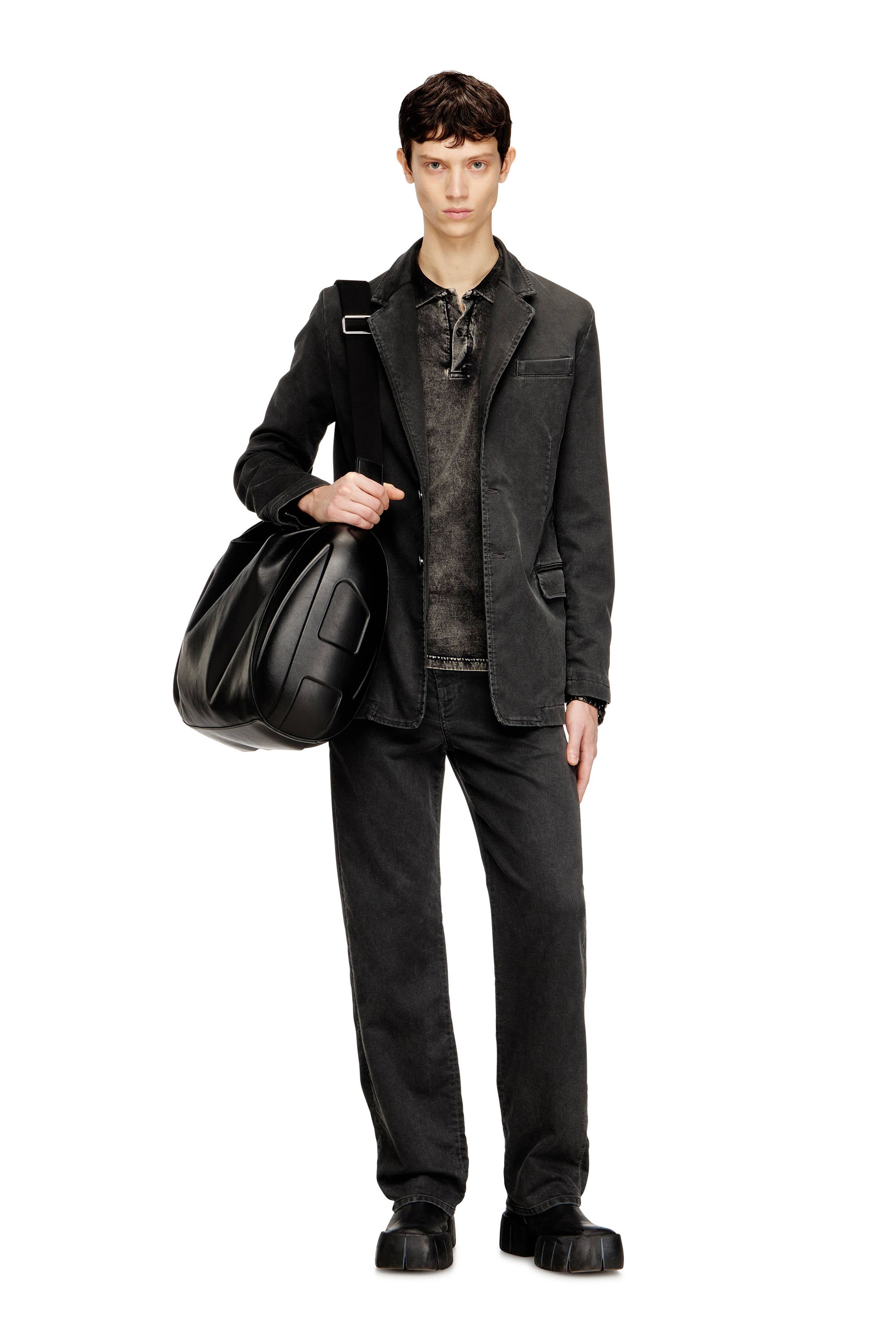 Diesel - D-REGER-D JOGG, Unisex's ジョグ テーラードジャケット in ブラック - 1