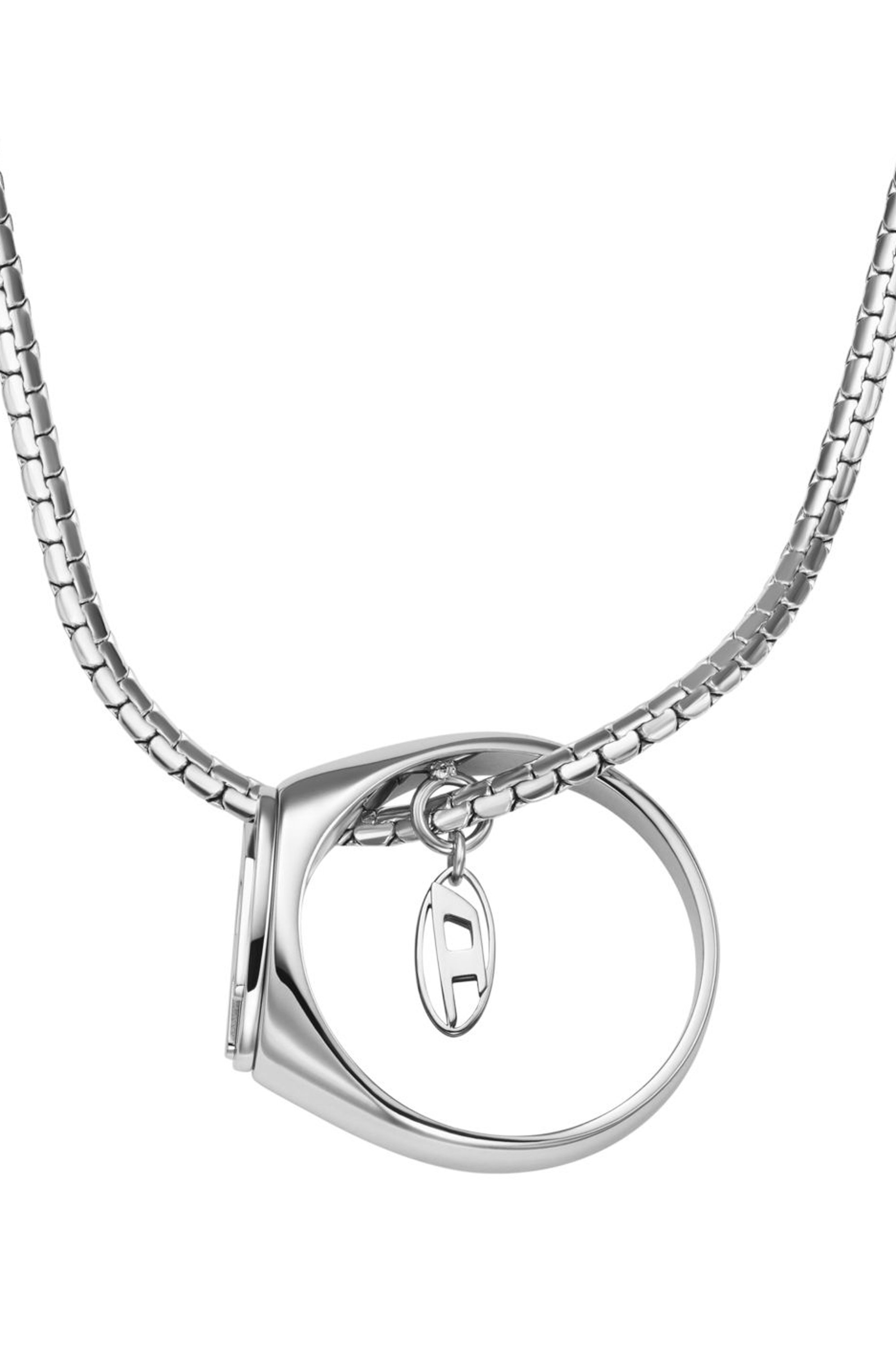 Diesel - DX1644040 JEWELLERY, Unisex's Stainless steel pendant necklace in シルバー - 3