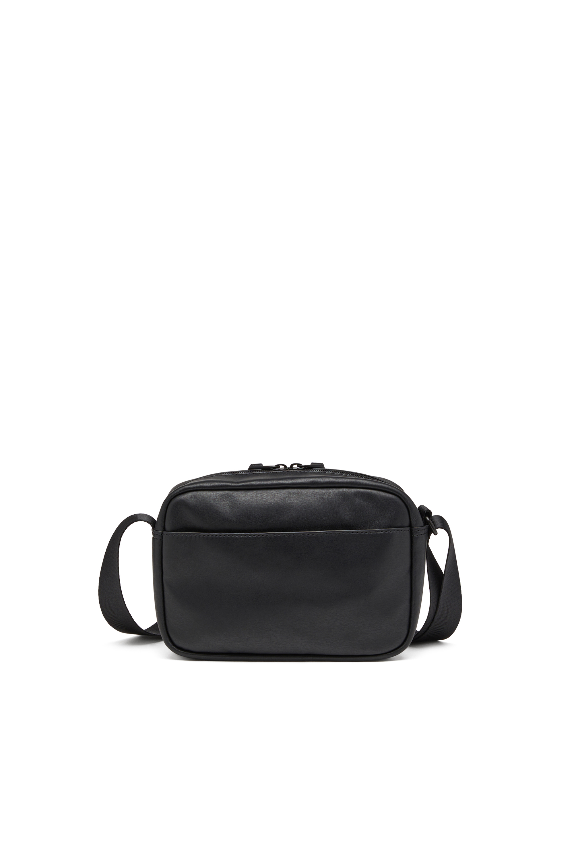 Diesel - RAVE CAMERA BAG X, Male's Rave-Camera bag in nappa leather in ブラック - 2
