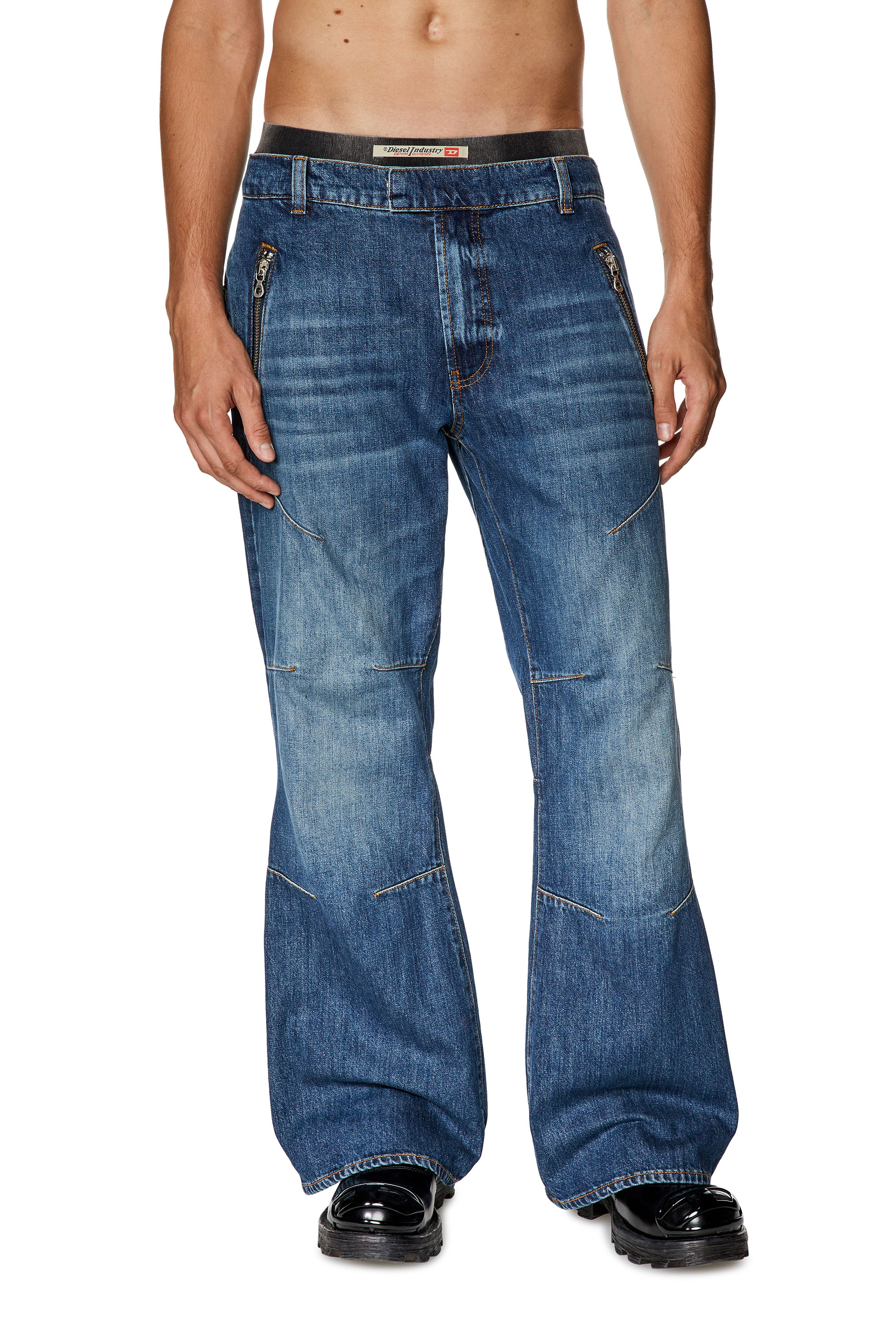 Diesel - Straight Jeans D-Ismis 0HJAW, ダークブルー - Image 2