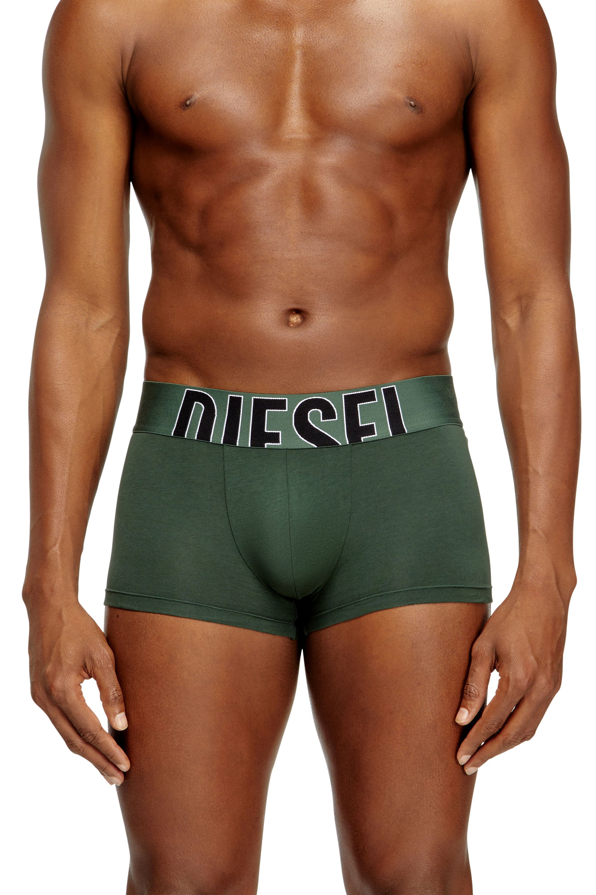 Diesel - DAMIEN-D-POP-3PACK-55, Male's ボクサーパンツ 3枚パック in グリーン - 2