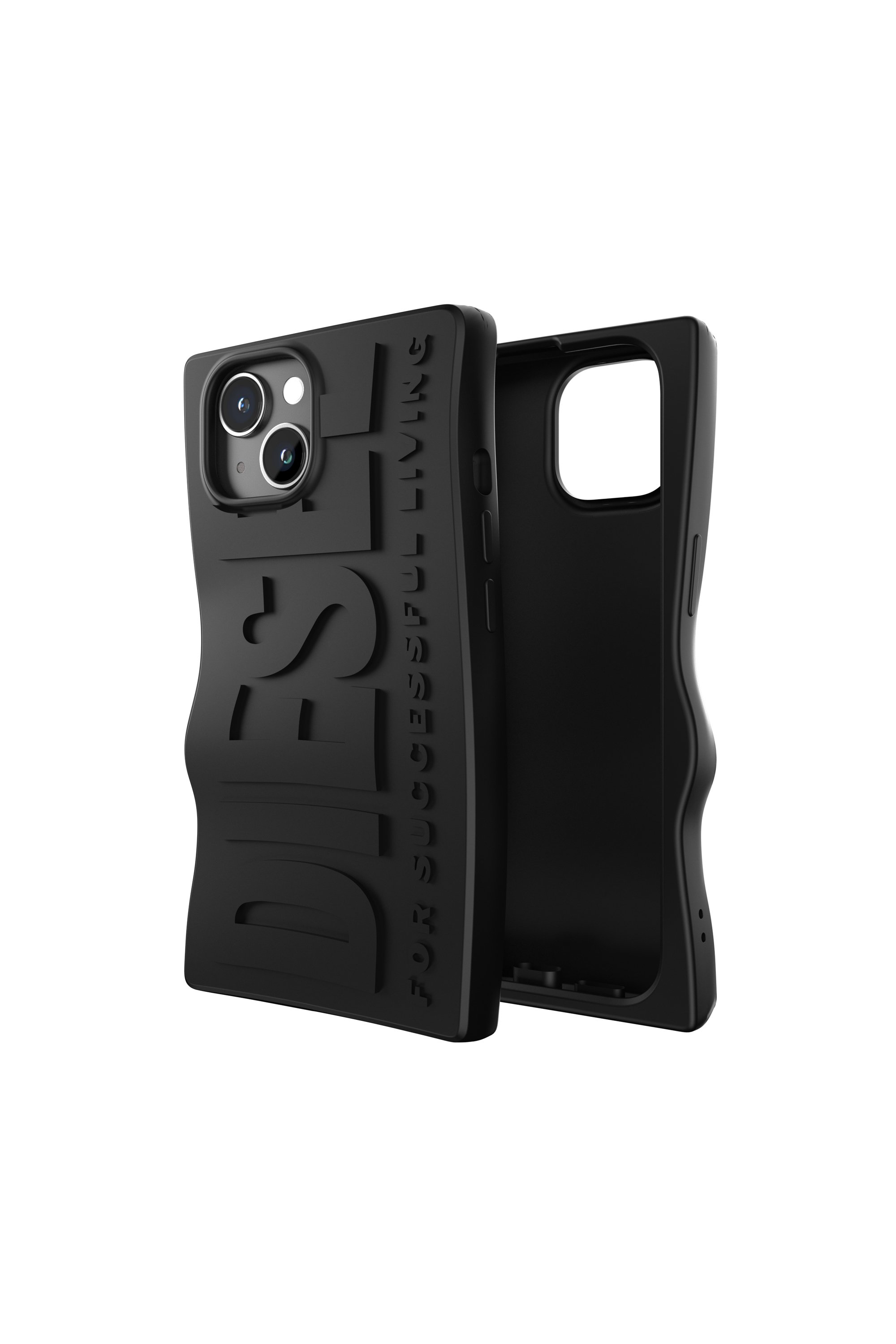 Diesel - 60076 MOULDED CASE, Unisex's iPhone 15 in ブラック - 1