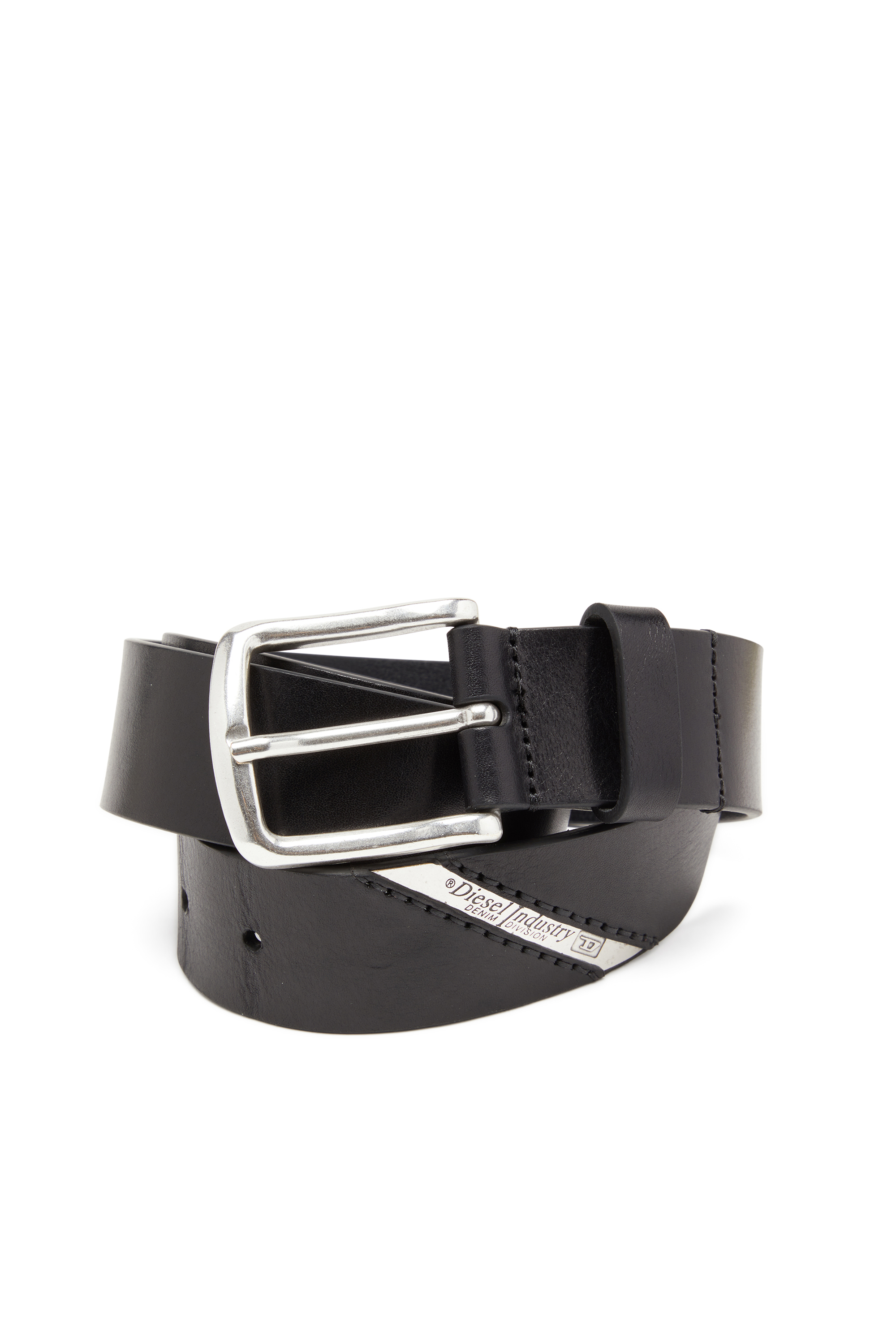 Diesel - B-LINE, Male's ベルト ロゴ in ブラック - 3