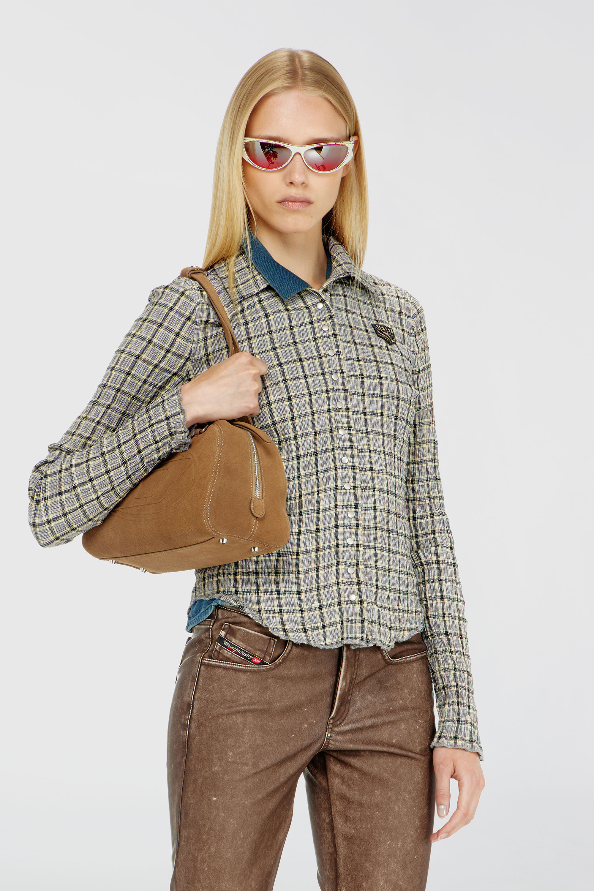 Diesel - C-ARRILON, Female's シャツ in グレー - 3