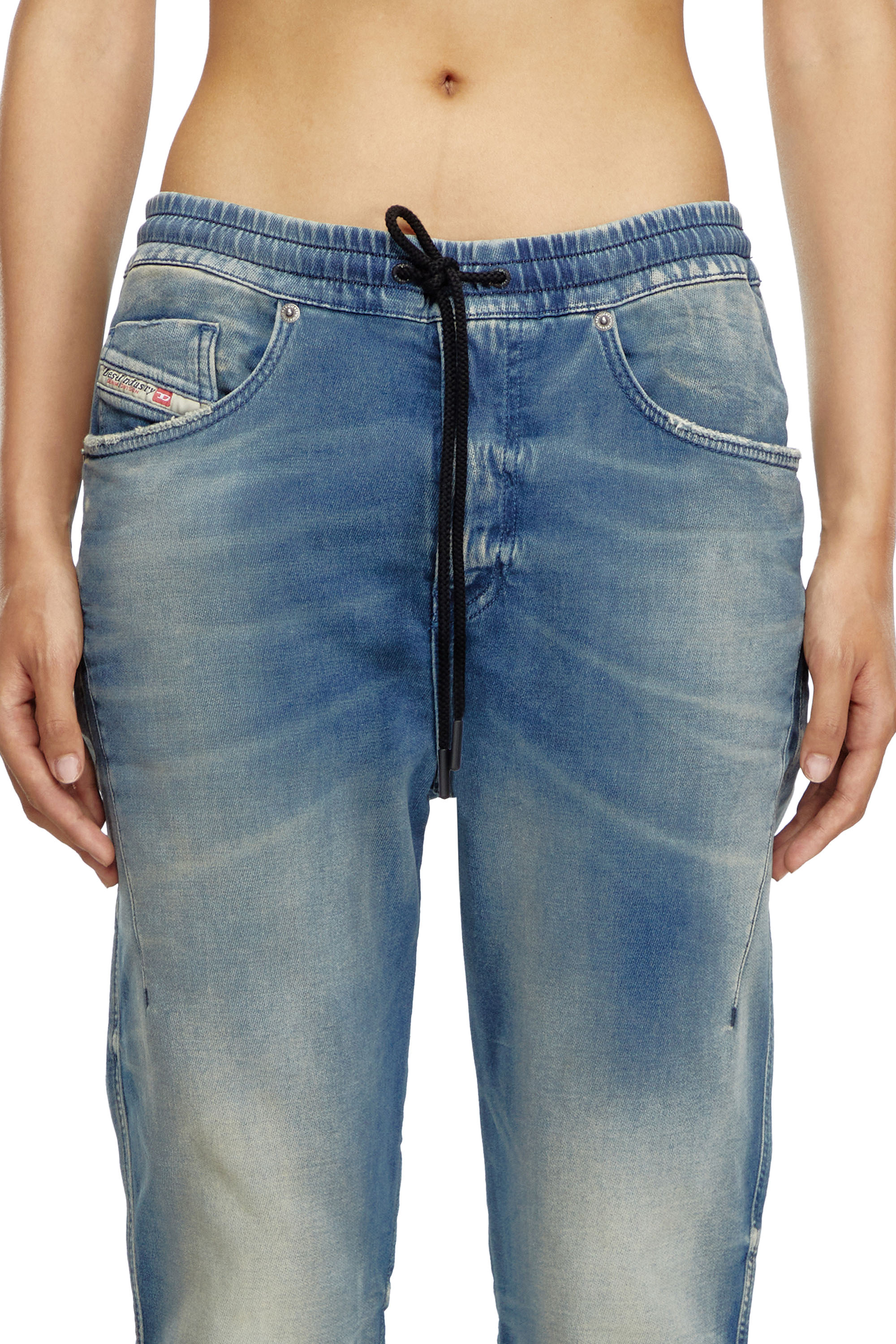 Diesel - Female's Regular 2041 D-Fayza Joggjeans® 068MG, ミディアムブルー - 5
