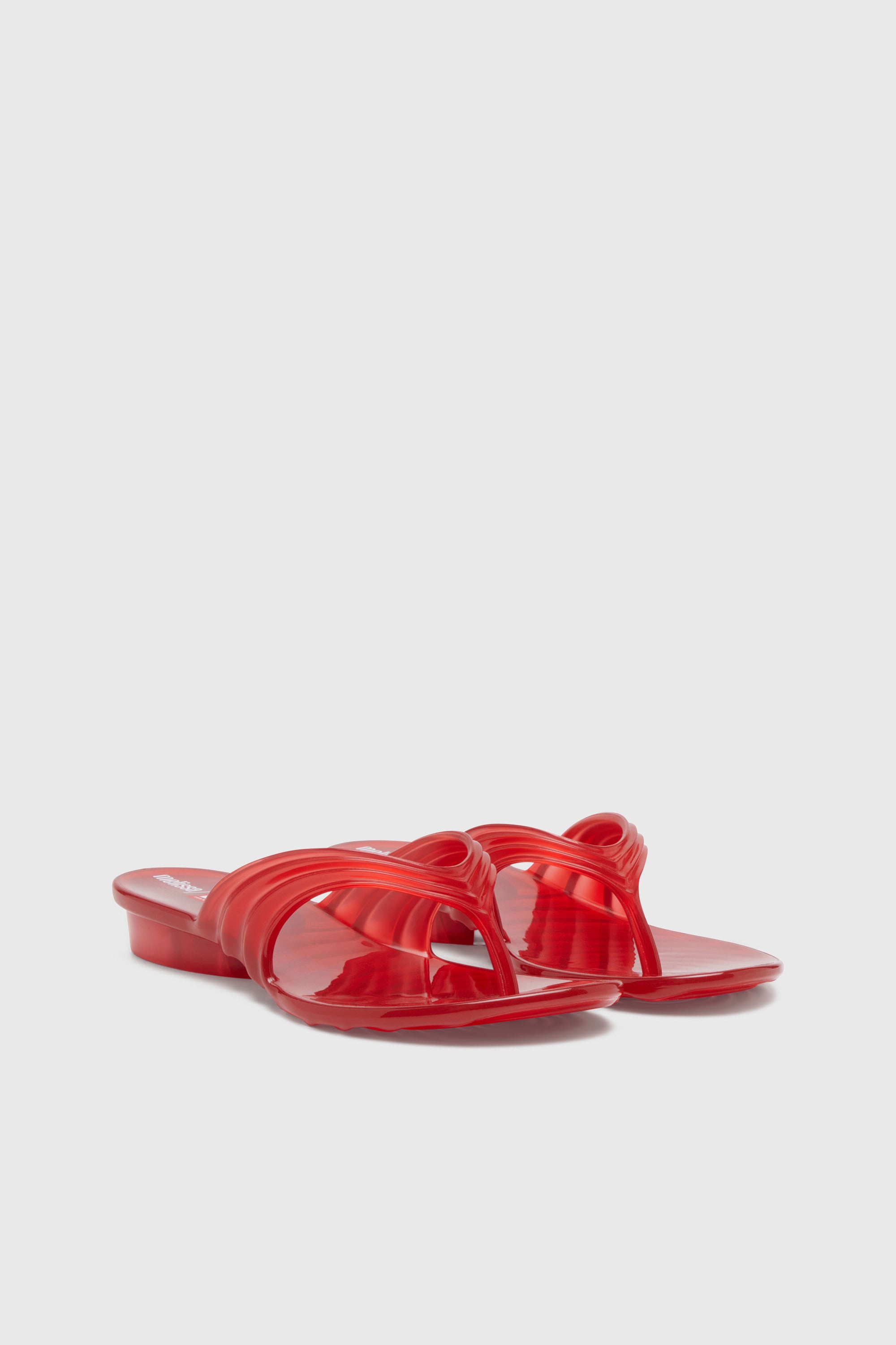 Diesel - MELISSA QUANTUM THONG, Female's Sculptural flip-flops in Melflex&reg; in レッド - 2