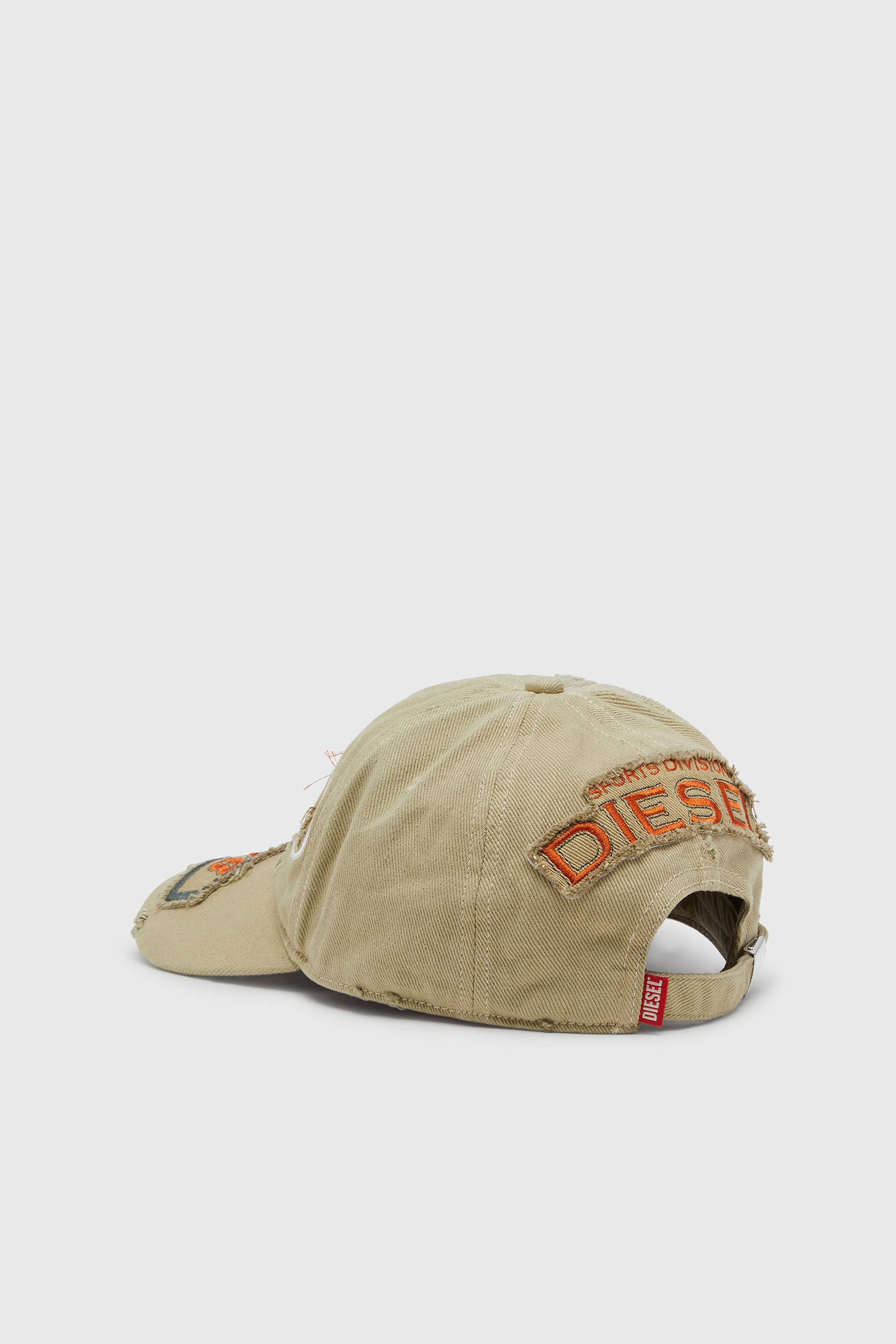 Diesel - C-BRAFF, Unisex's Baseball cap with embroidered patches in ライトブラウン - 2