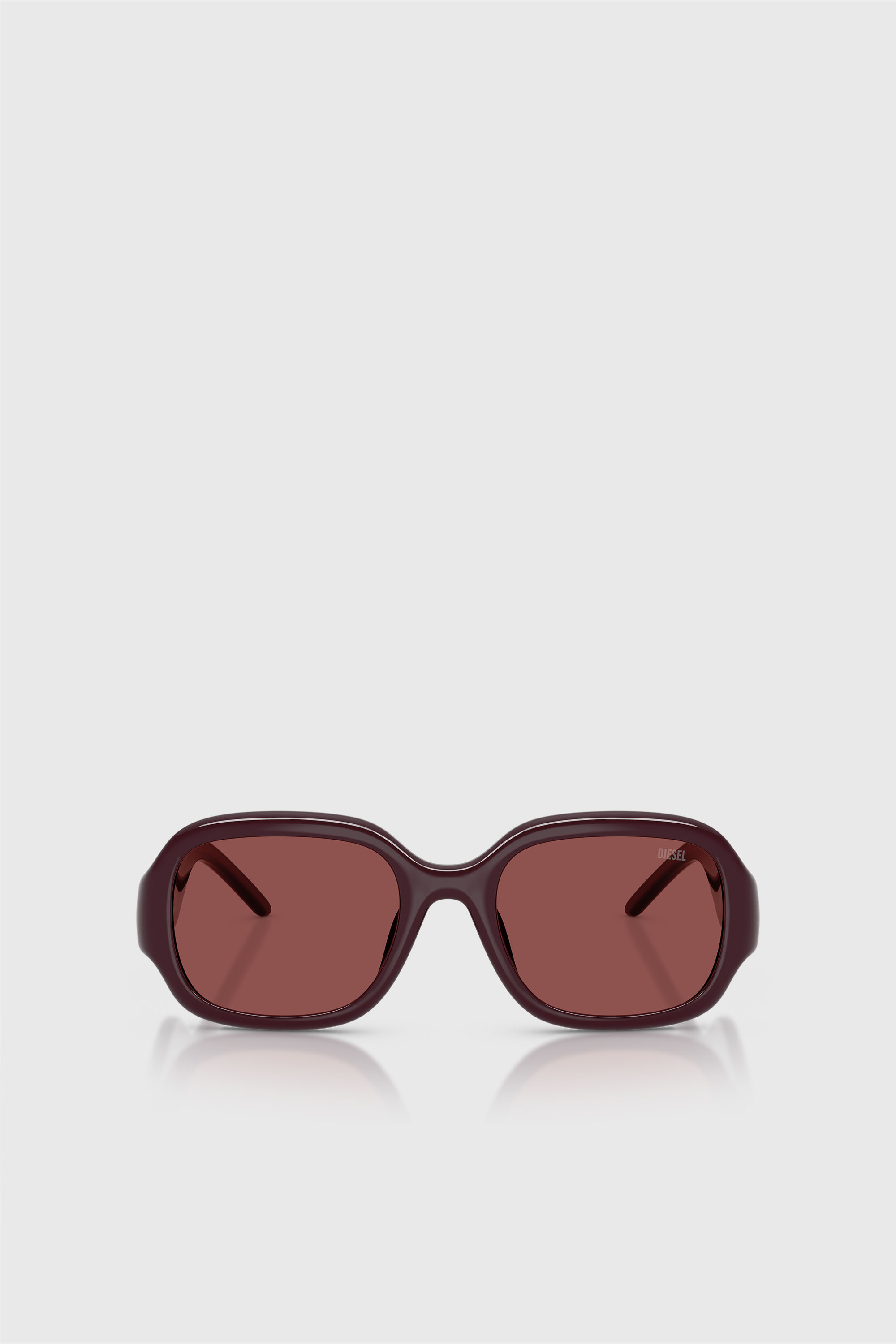 Diesel - 0DL3023U, Unisex's Pillow Sunglasses in バーガンディー - 1