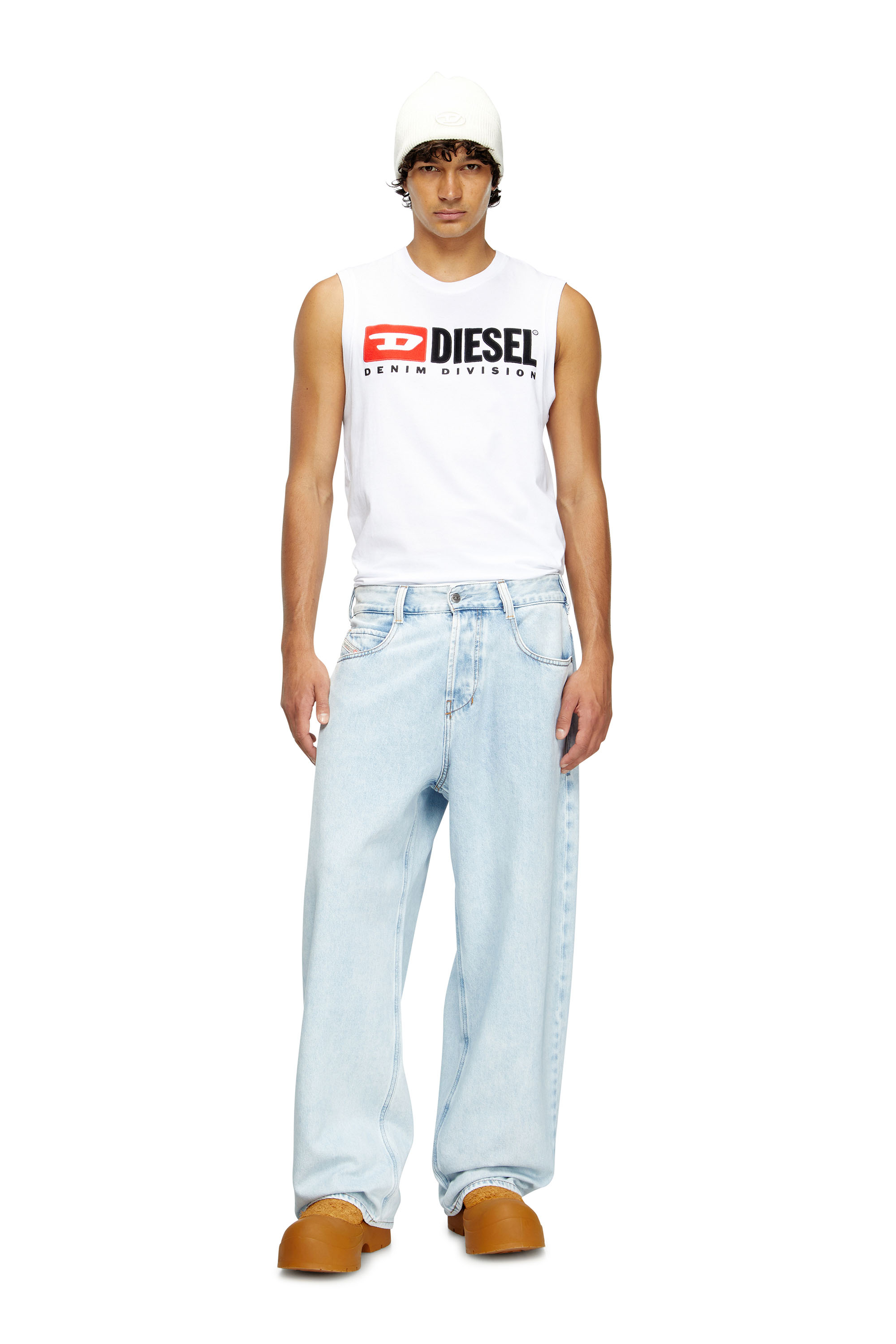 Diesel - Unisex's Relaxed Jeans 1997 D-Enim 09M74, ライトブルー - 2