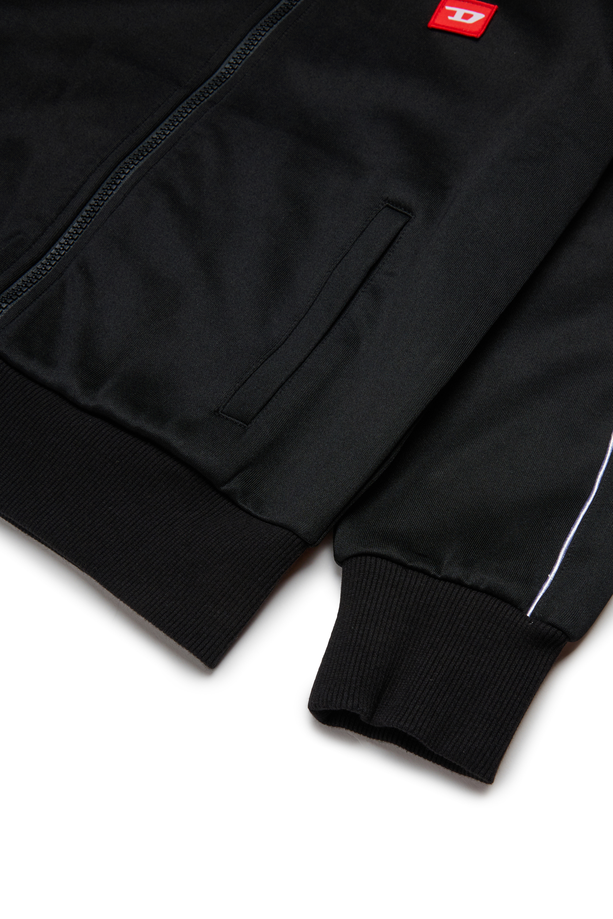 Diesel - SLOCKD, Male's ジップアップスウェット in ブラック - 4