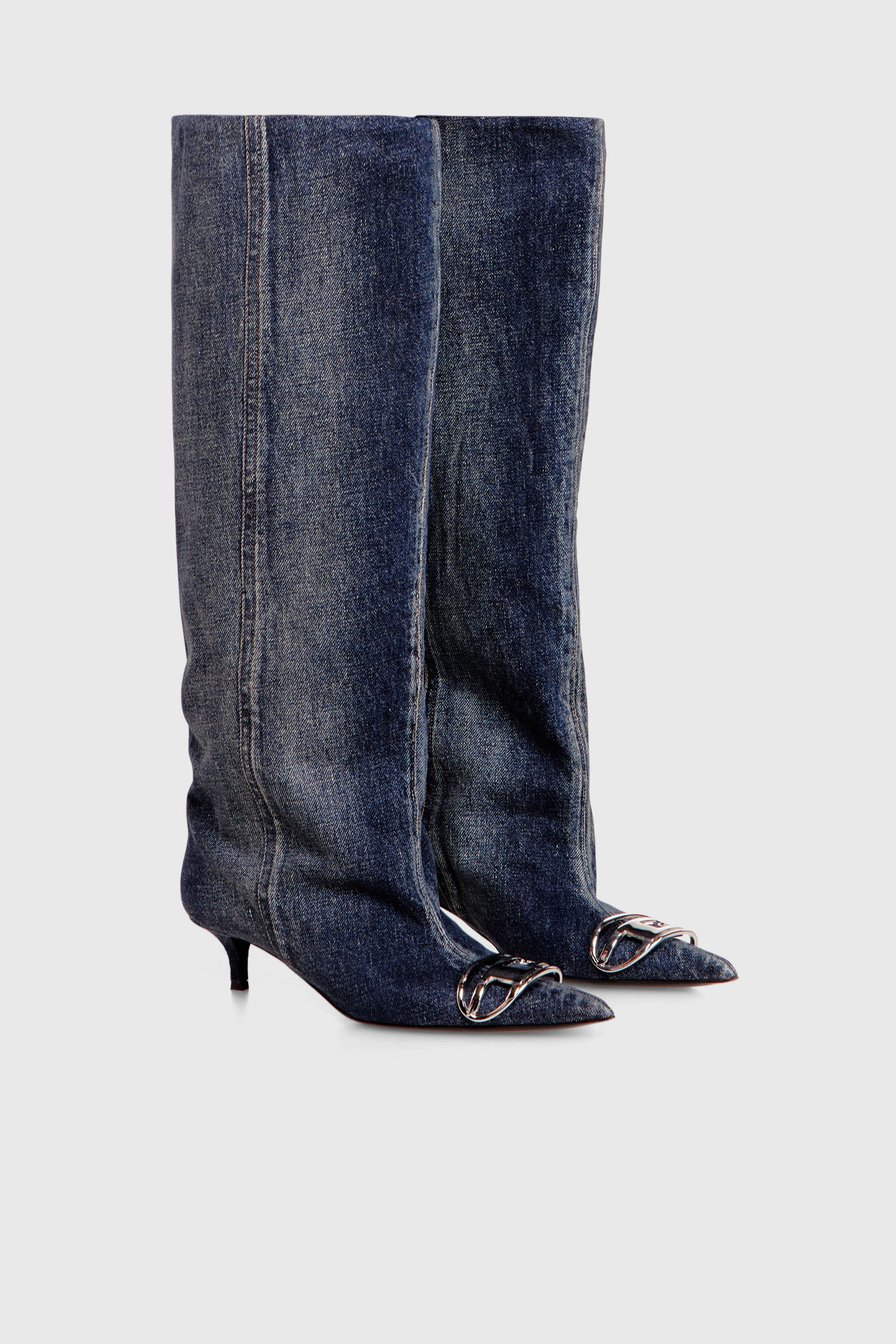 Diesel - D-VENUS KB SLOUCHY, Female's ロングブーツ in ダークブルー - 2