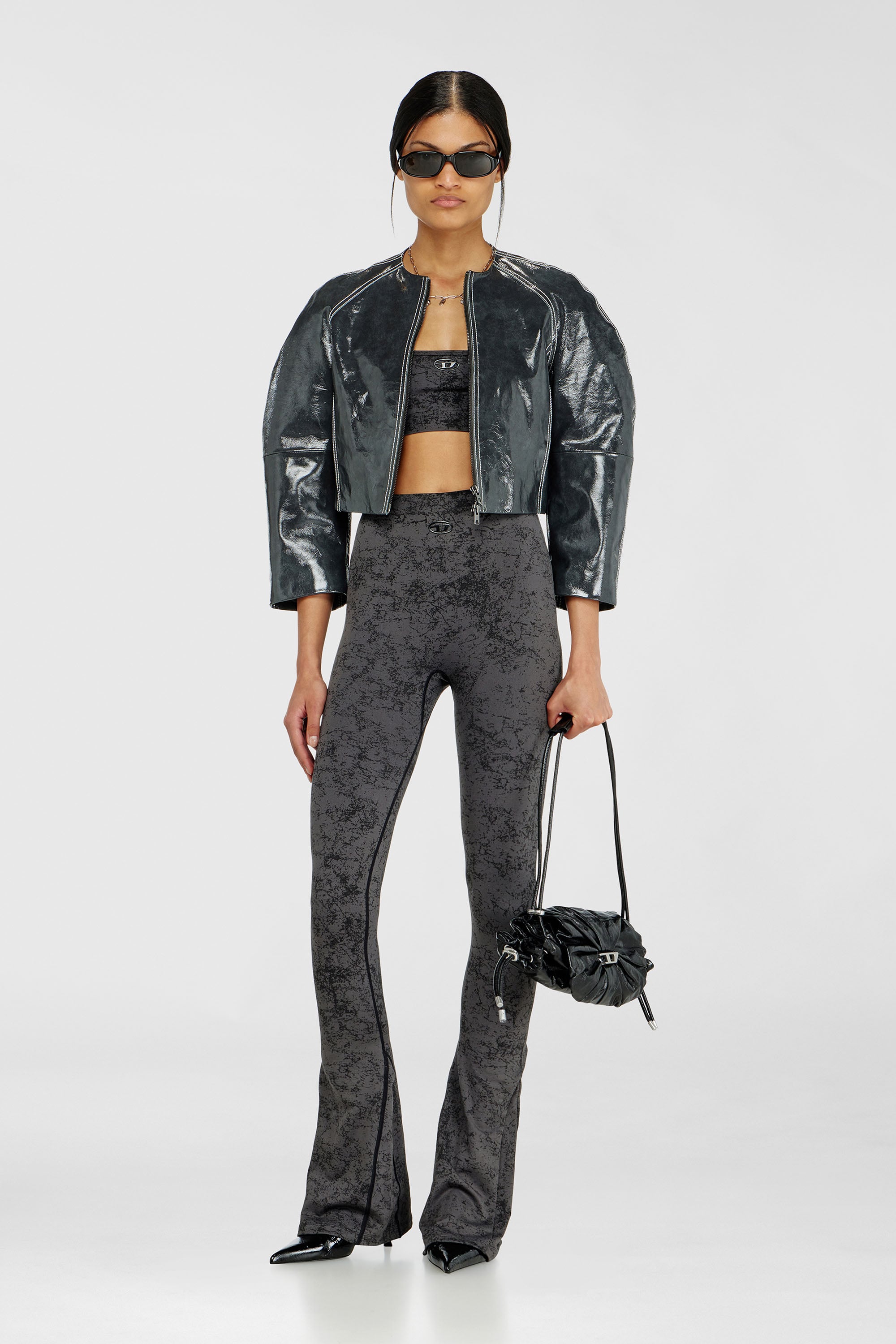 Diesel - HELLA-UTLT, Female's スポーツブラ in ダークグレー - 6