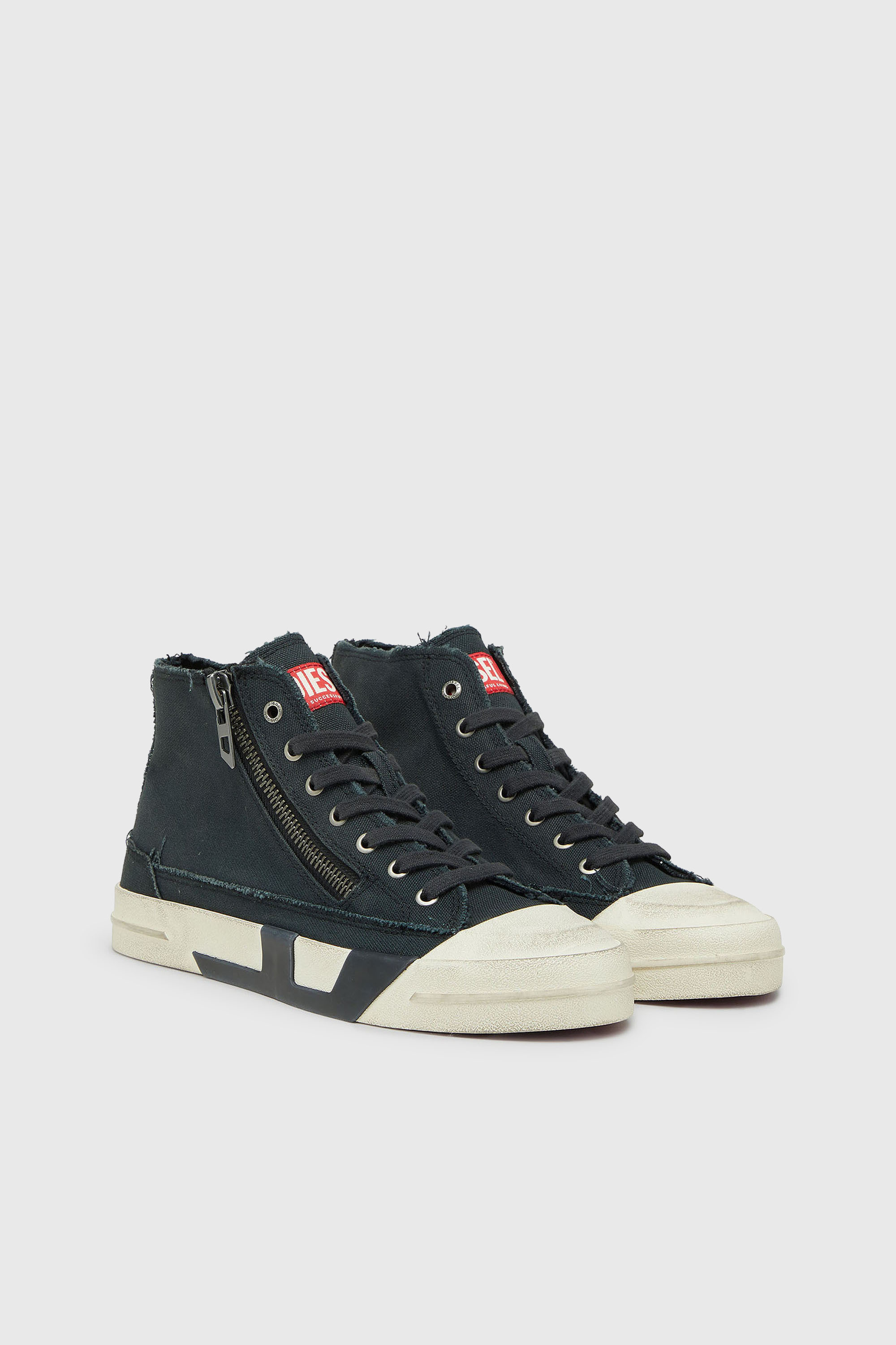 Diesel - S-D-VERSE ZIP MID II, Male's ミッドカットスニーカー in ブラック - 2