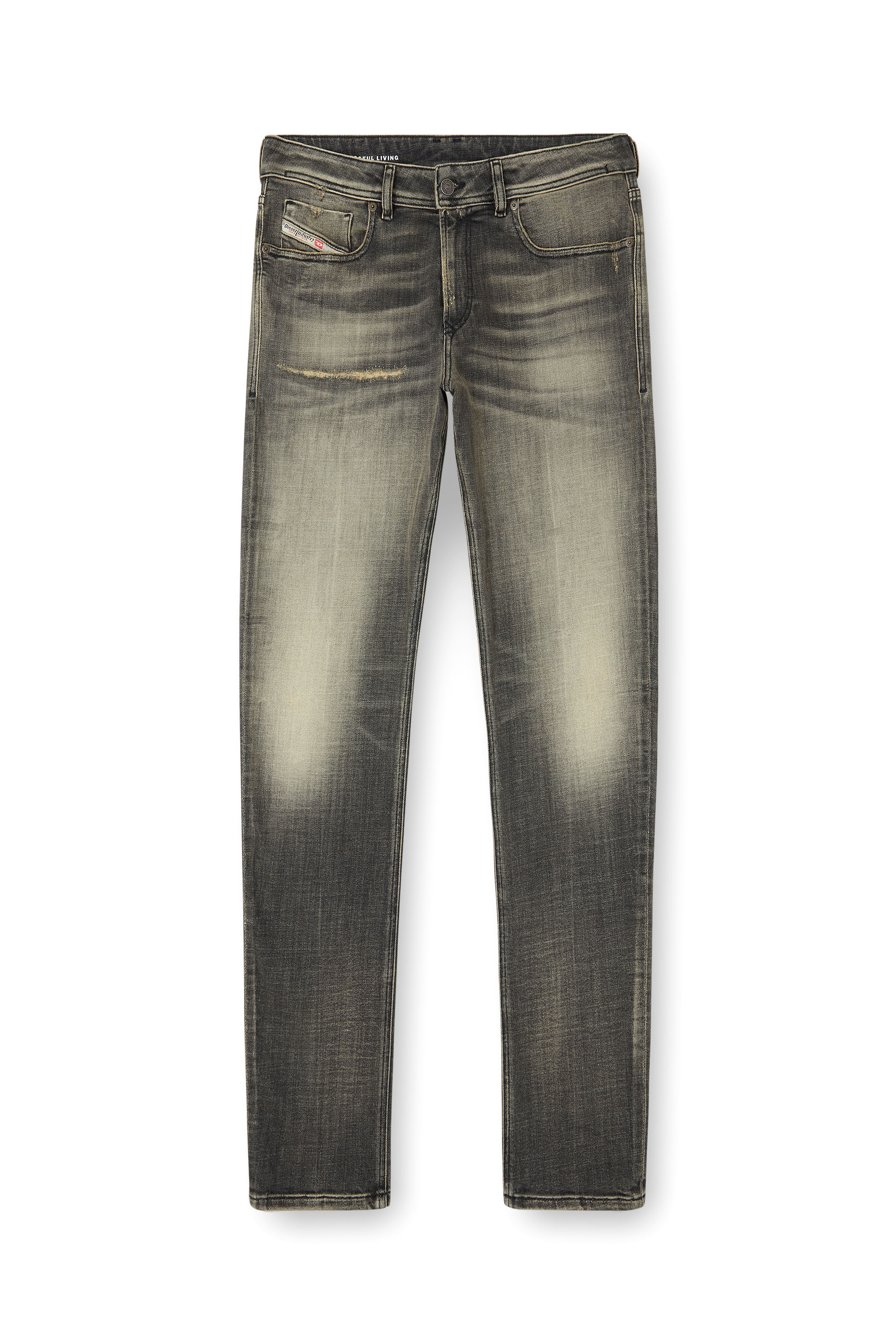 Skinny Jeans 1979 Sleenker 09K54, ブラック/ダークグレー Diesel - Male's Skinny Jeans 1979 Sleenker 09K54, ブラック/ダークグレー - 2