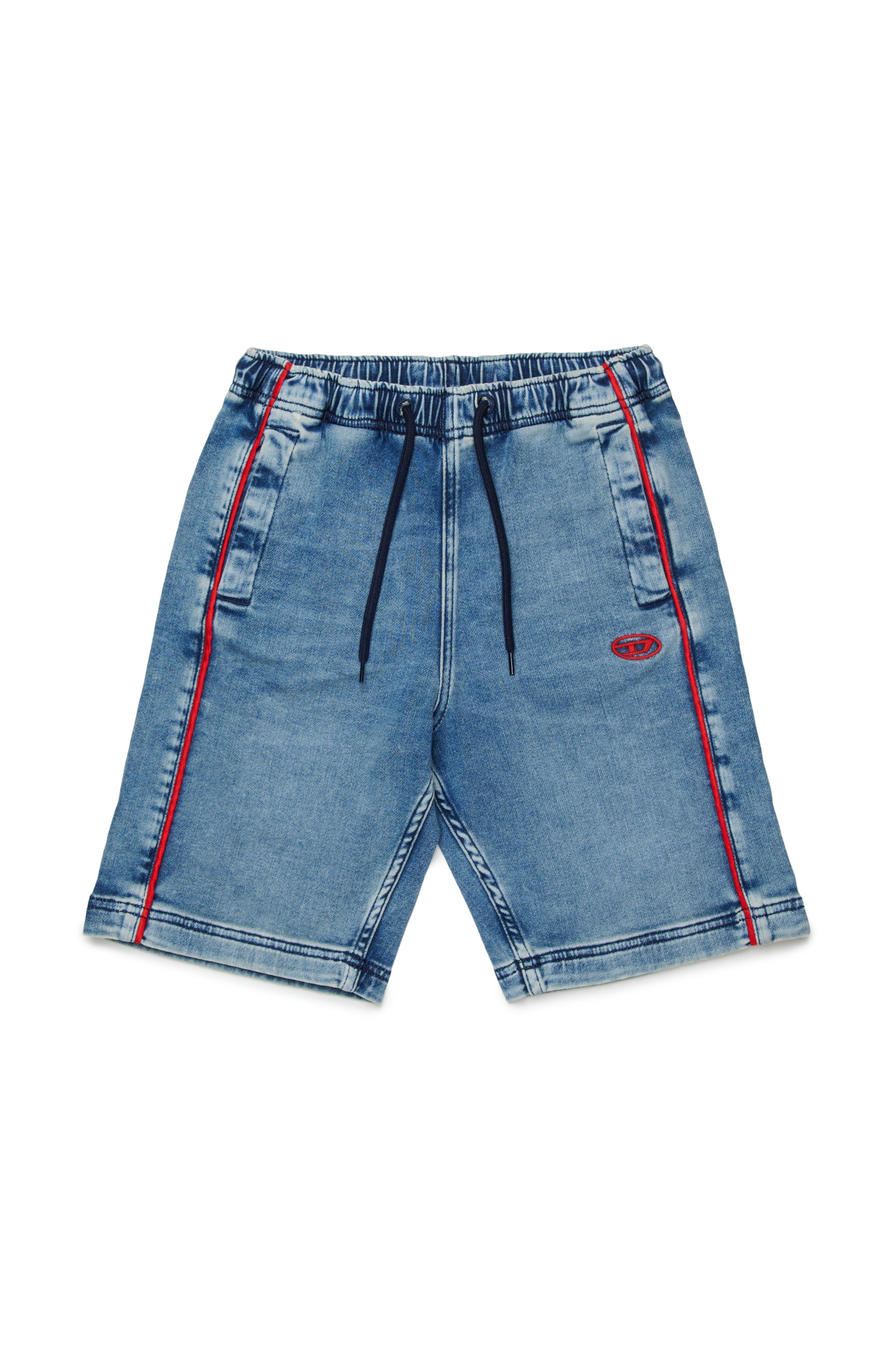 Diesel - D-AXOR-SHORT-J JJJ, Male's ジョグ ショートパンツ in ミディアムブルー - 1