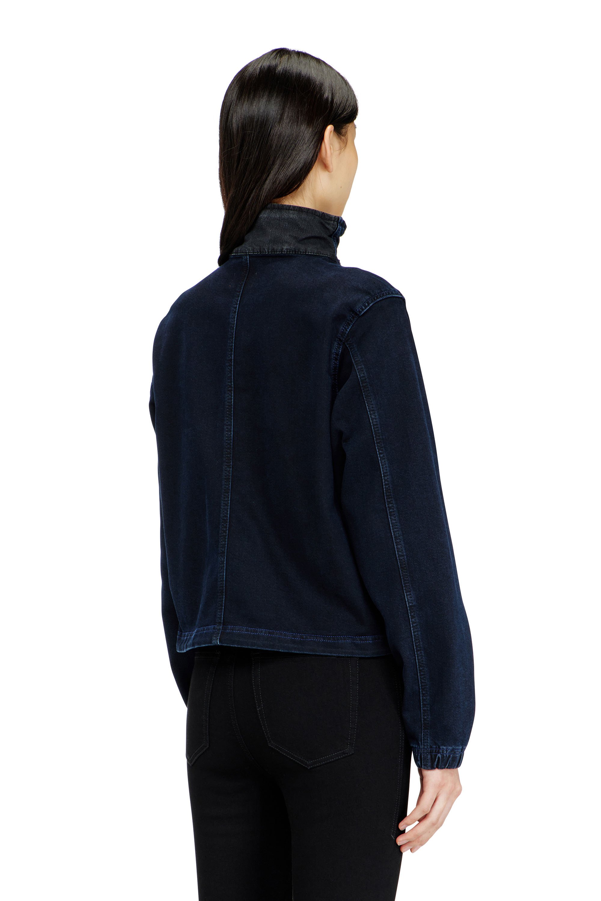 Diesel - DE-FLIP JOGG, Female's ジョグ プルオーバートップ in ダークブルー - 4