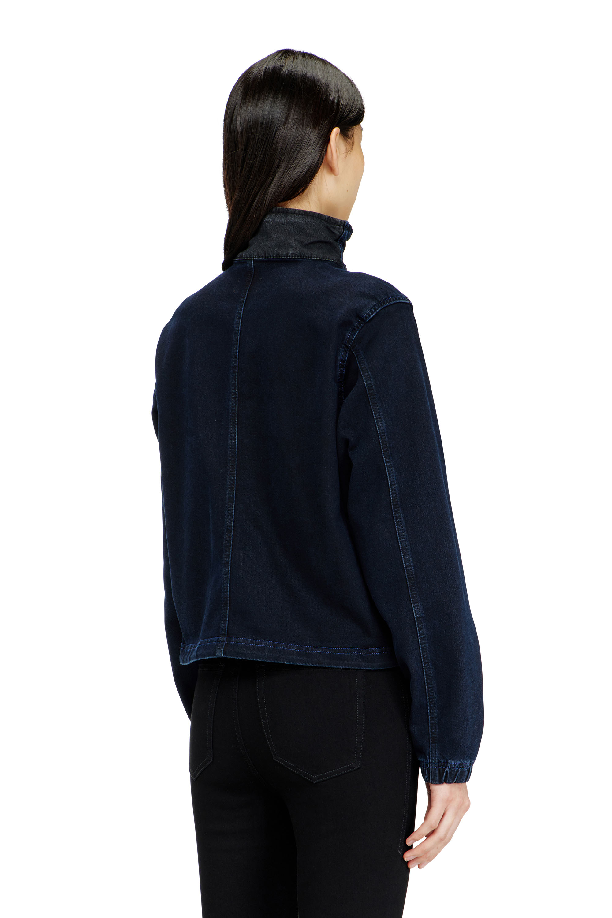 Diesel - DE-FLIP JOGG, Female's ジョグ プルオーバートップ in ダークブルー - 4