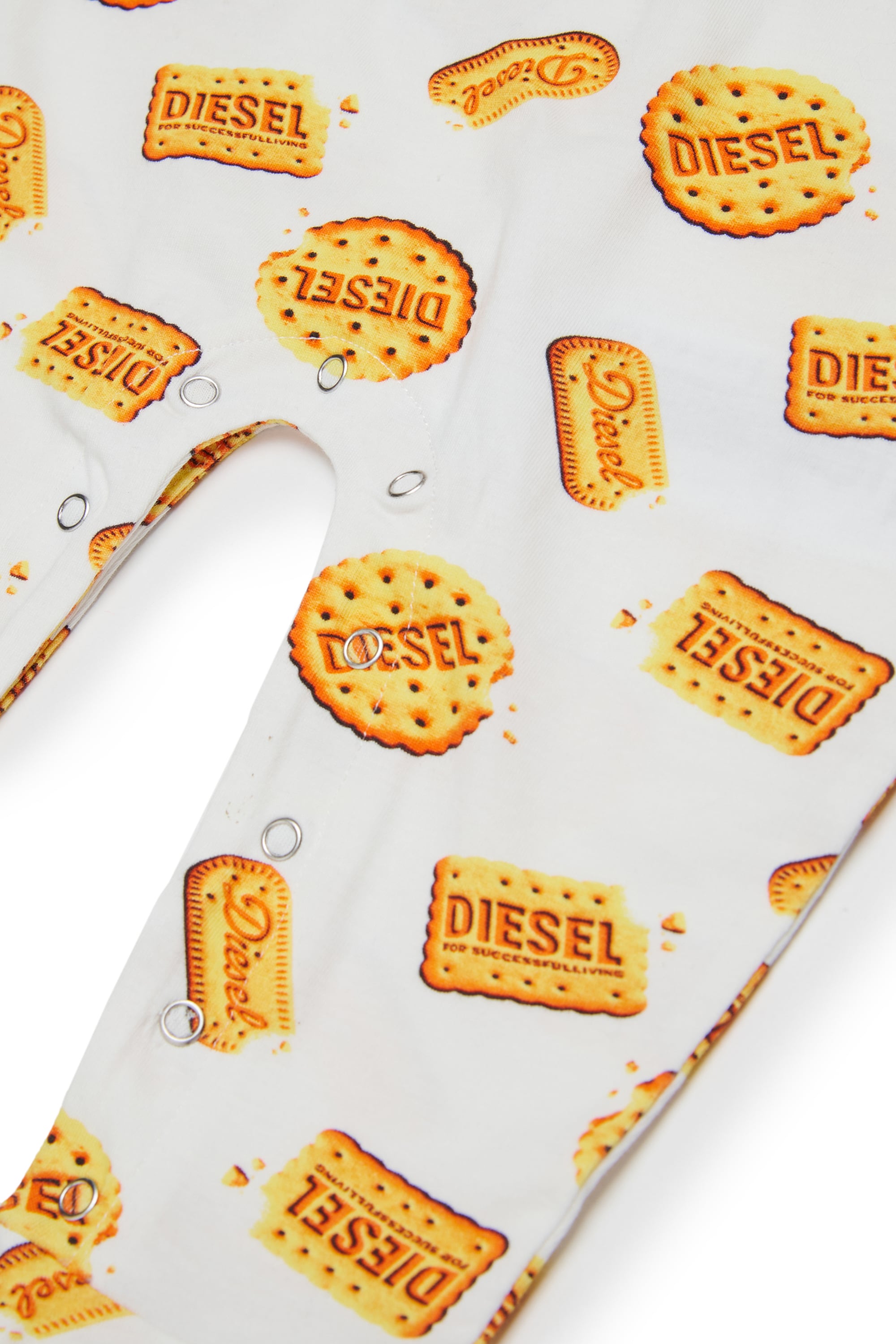 Diesel - UNNY-NB, Unisex's カバーオール in ホワイト - 4