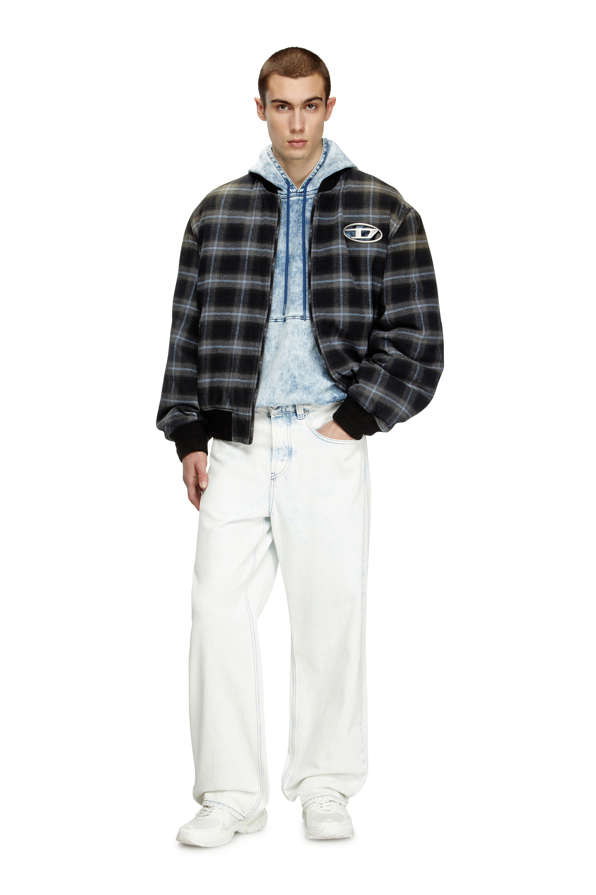 Diesel - Male's Relaxed Jeans 2001 D-Macro 09L80, ライトブルー - 1