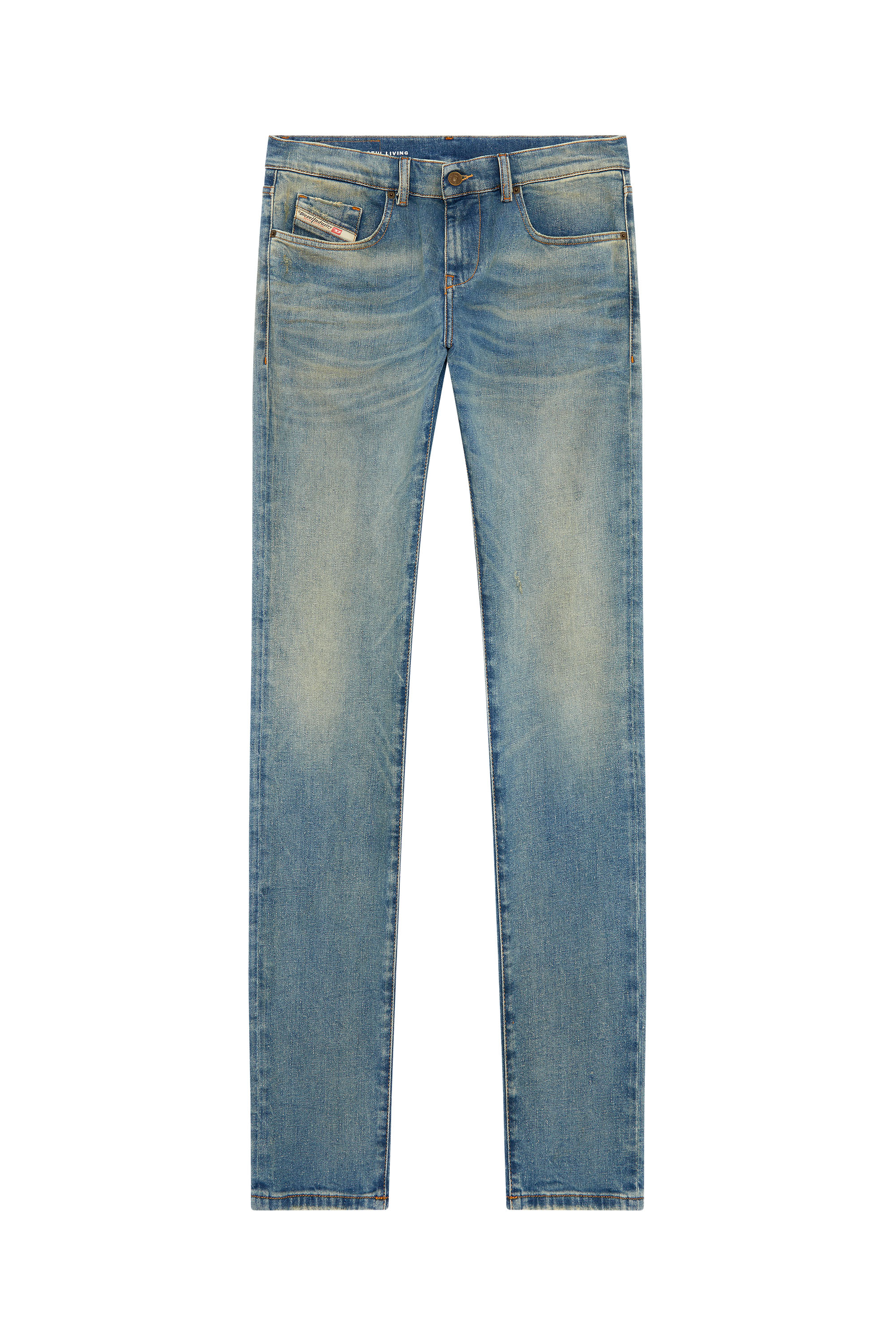 Diesel - Slim Jeans 2019 D-Strukt 09H50, ミディアムブルー - Image 3