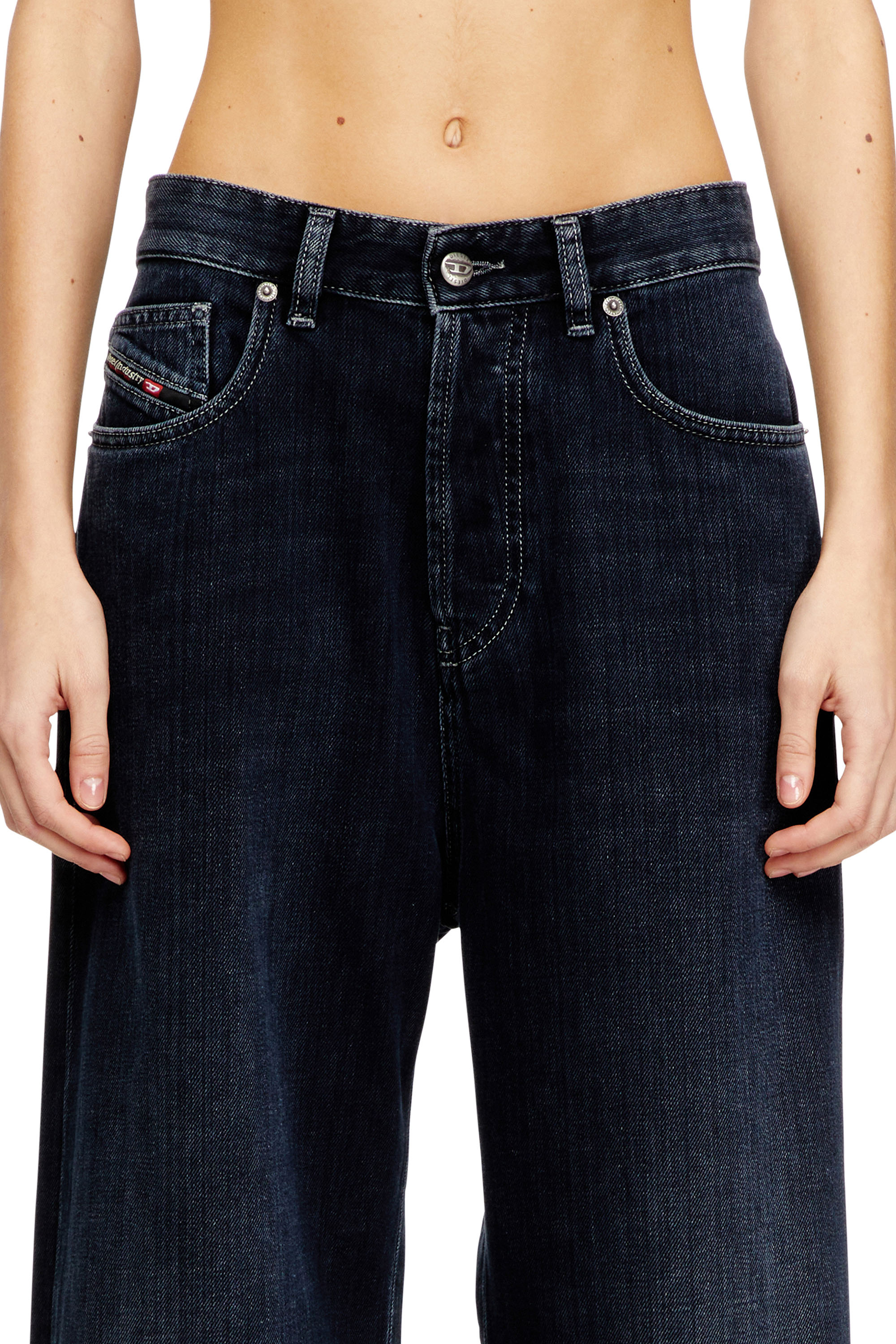 Diesel - Female's Relaxed Jeans 1996 D-Sire 09Q19, ダークブルー - 4