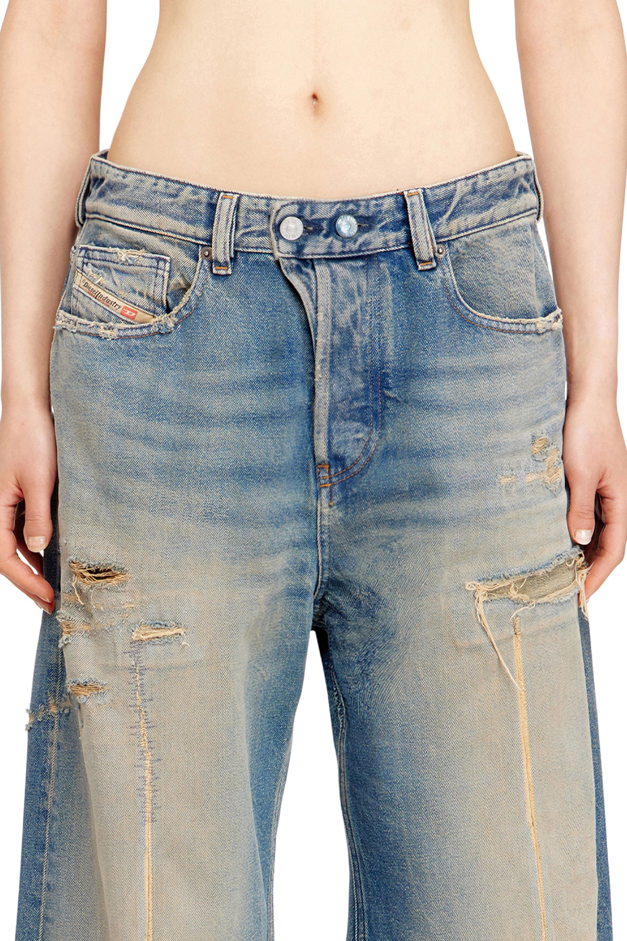 Diesel - Female's Relaxed Jeans 1996 D-Sire 09N29, ミディアムブルー - 7