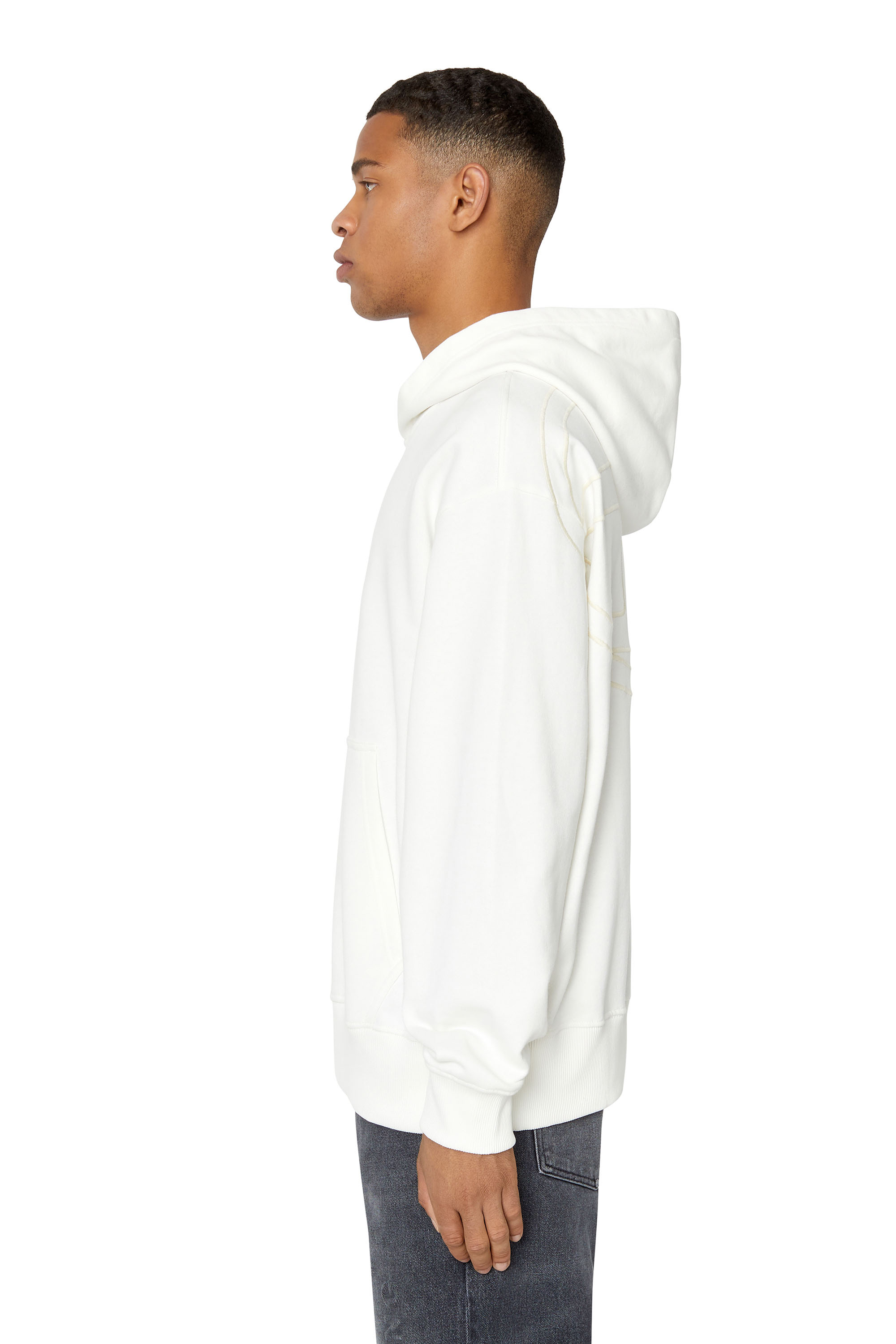 Diesel - S-MACS-HOOD-MEGOVAL, ホワイト - Image 4