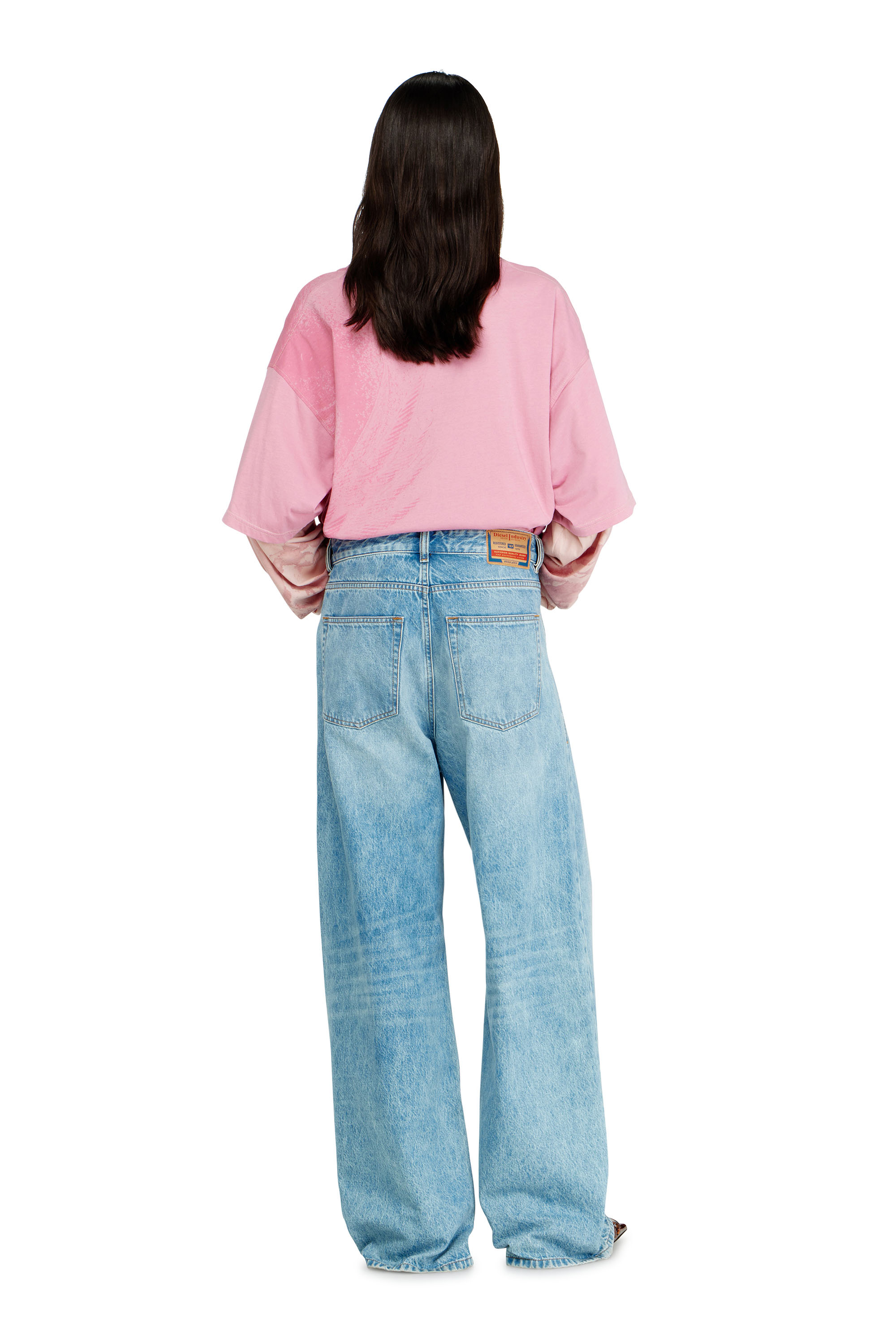 Diesel - Unisex's Relaxed Jeans 1996 D-Sire 09I29, ライトブルー - 3