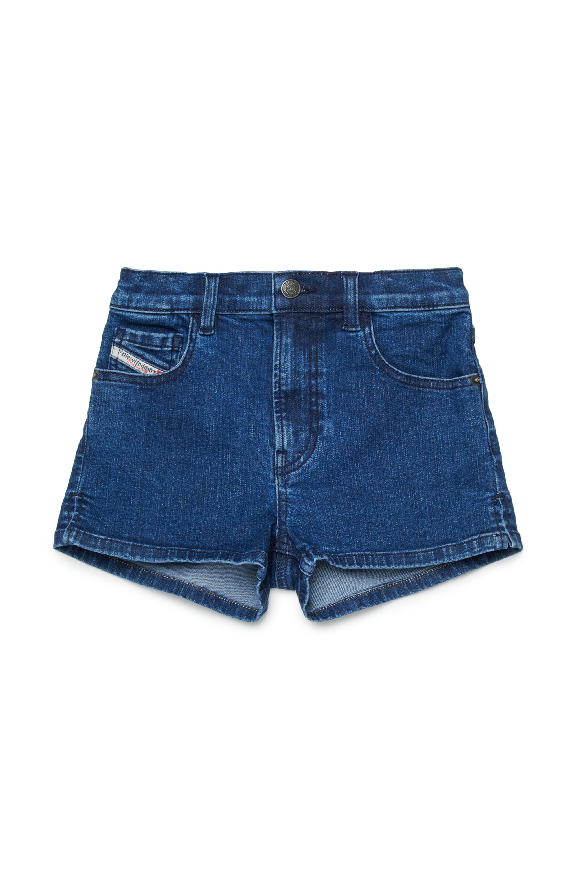 Diesel - PBOYSHORT-S, Female's デニムショートパンツ in ダークブルー - 1