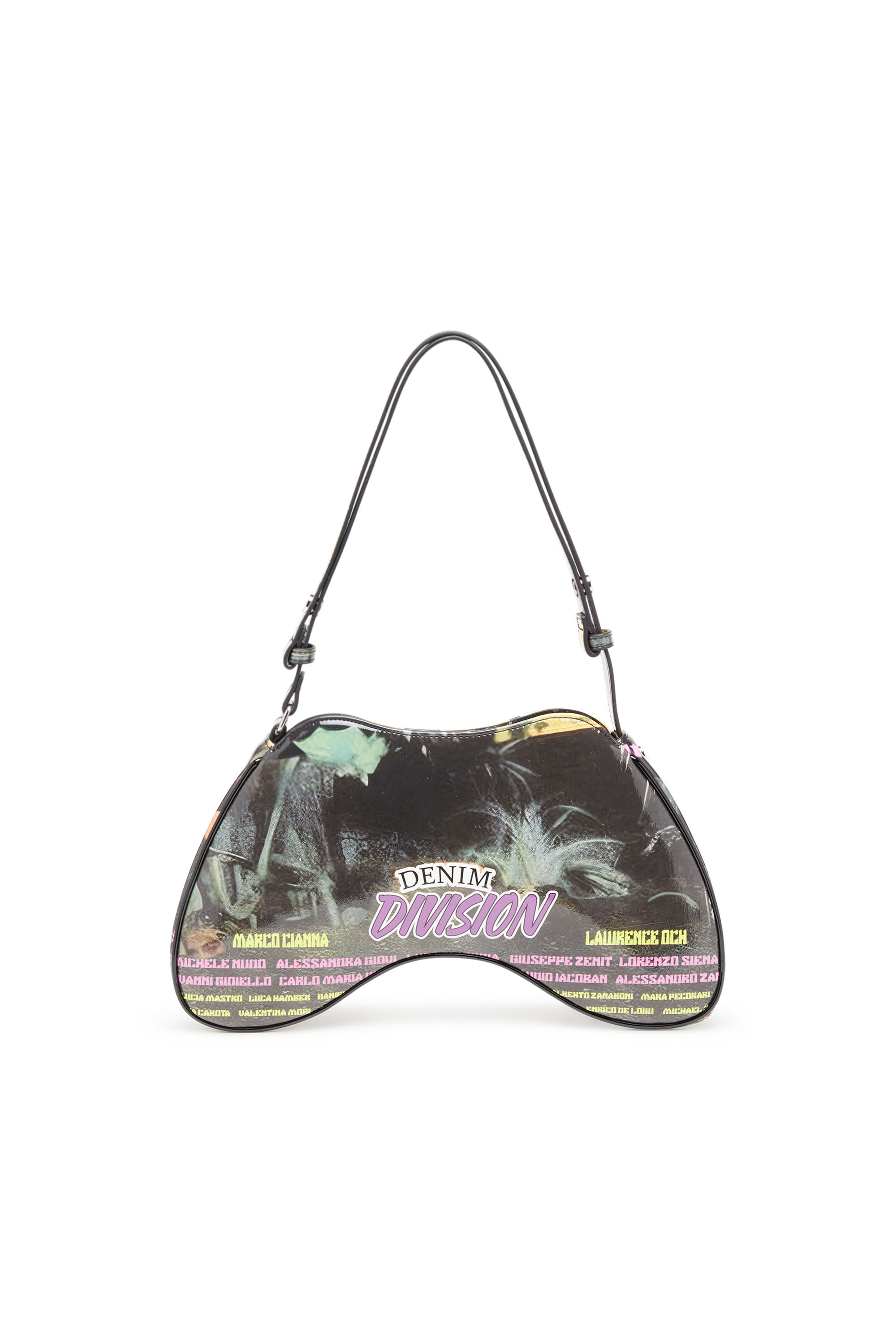 Diesel - PLAY SHOULDER, Female's プリントPUショルダーバッグ in マルチカラー - 2