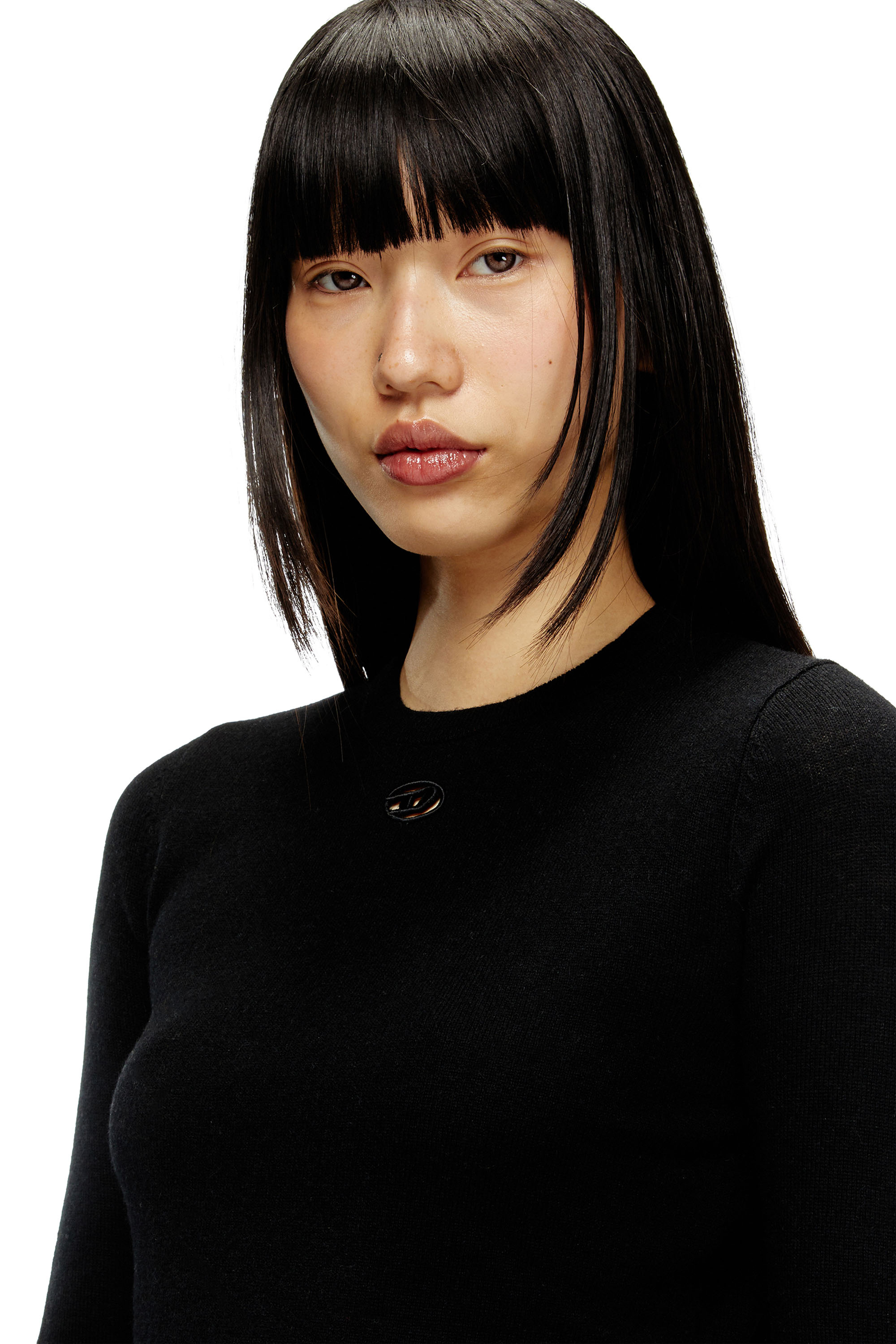 Diesel - M-AREESAX, Female's ニット in ブラック - 4