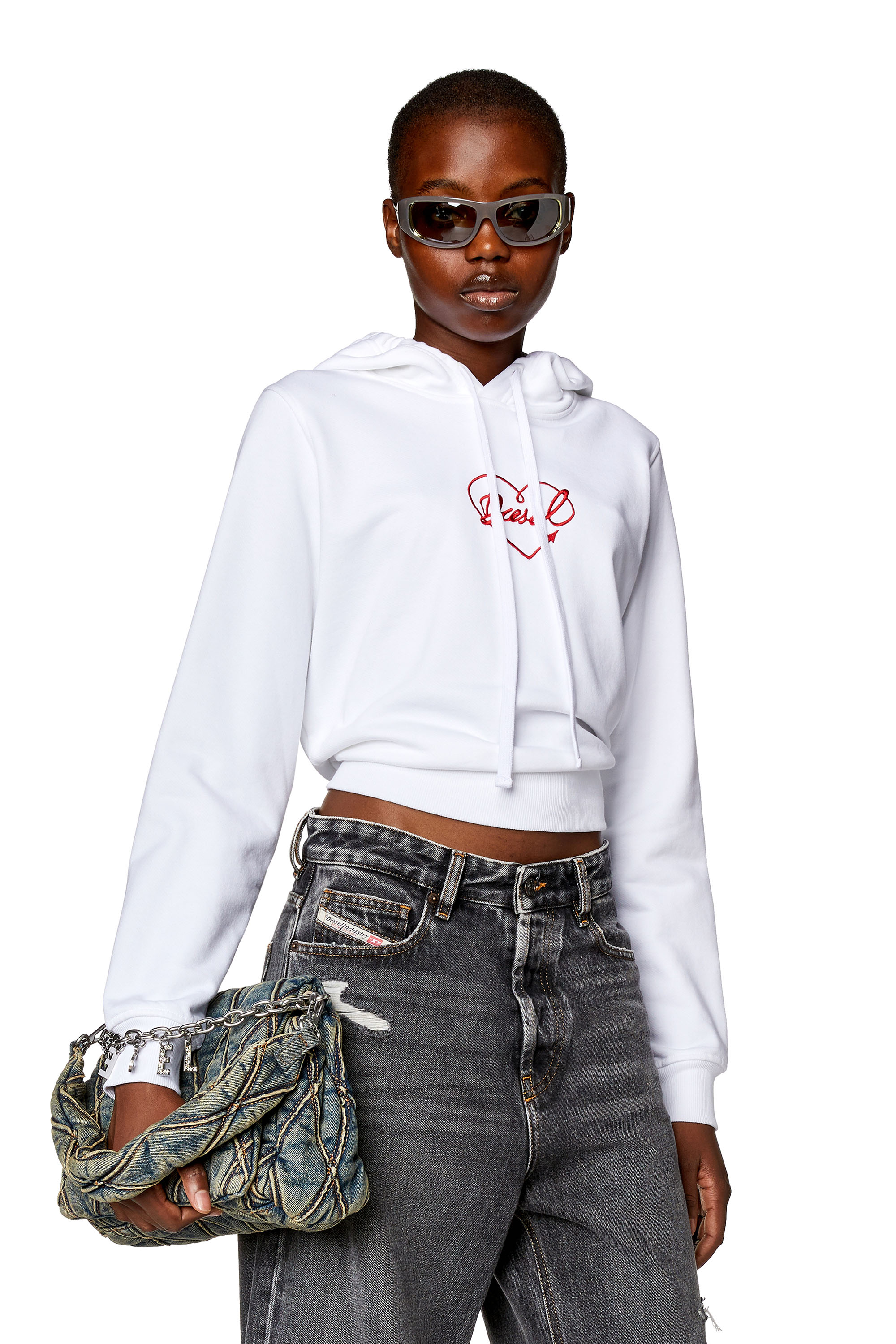 Diesel - F-REGGY-HOOD-L3, ホワイト - Image 1