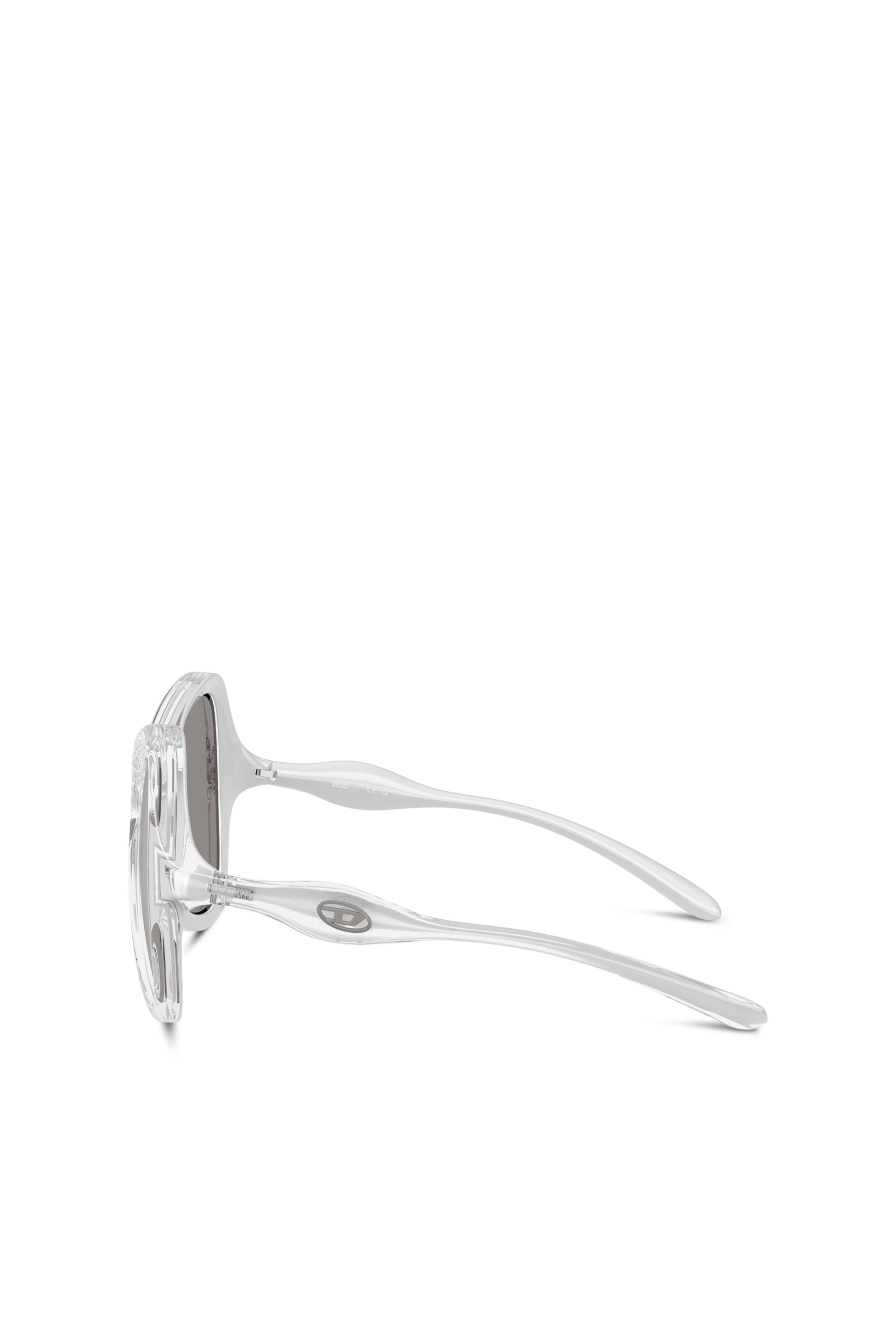 Diesel - 0DL3010U, Unisex's Cat-eye style sunglasses in グレー - 3