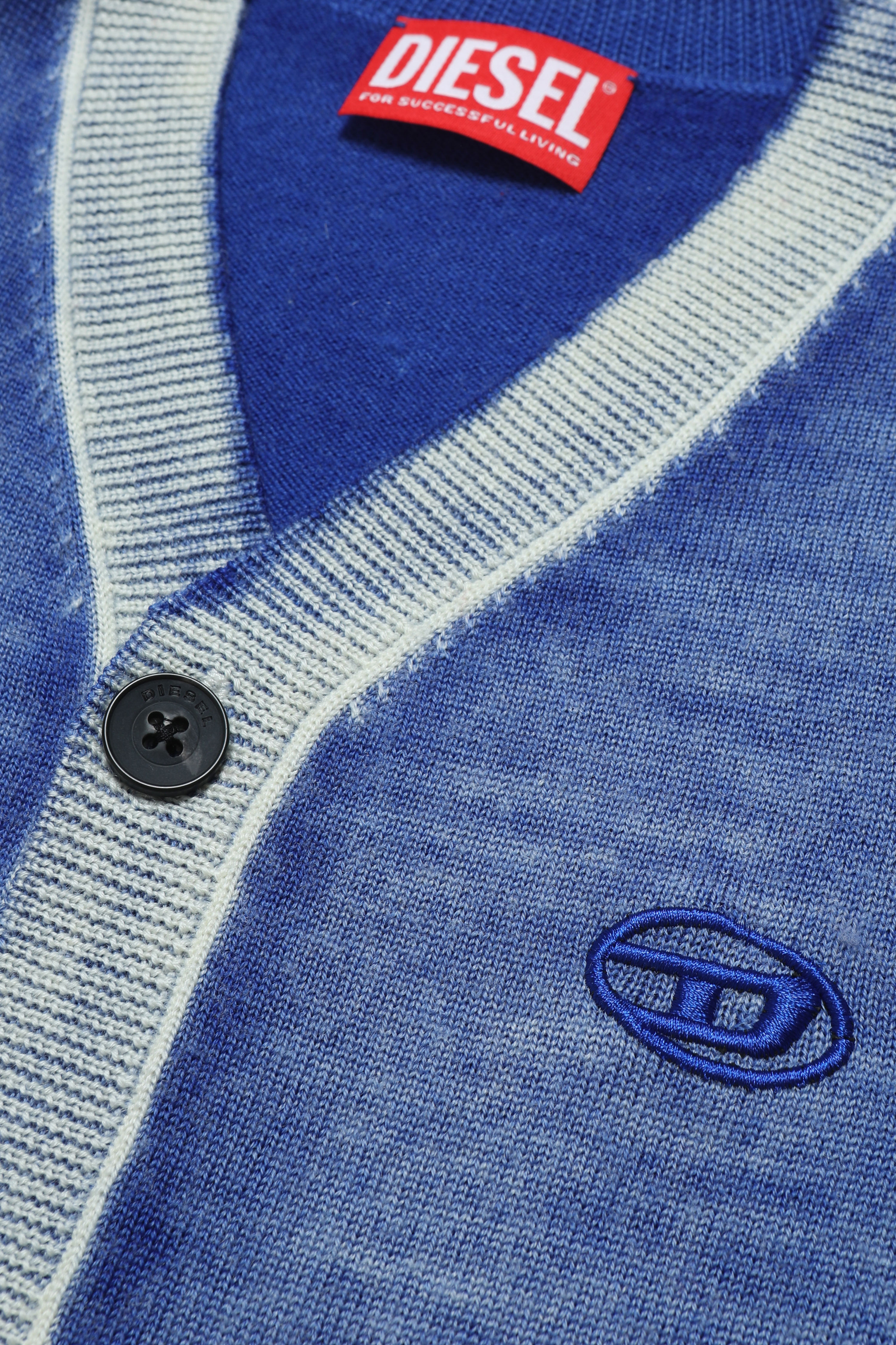 Diesel - KLARENCE CARDIGAN OVER, ブルー - Image 3