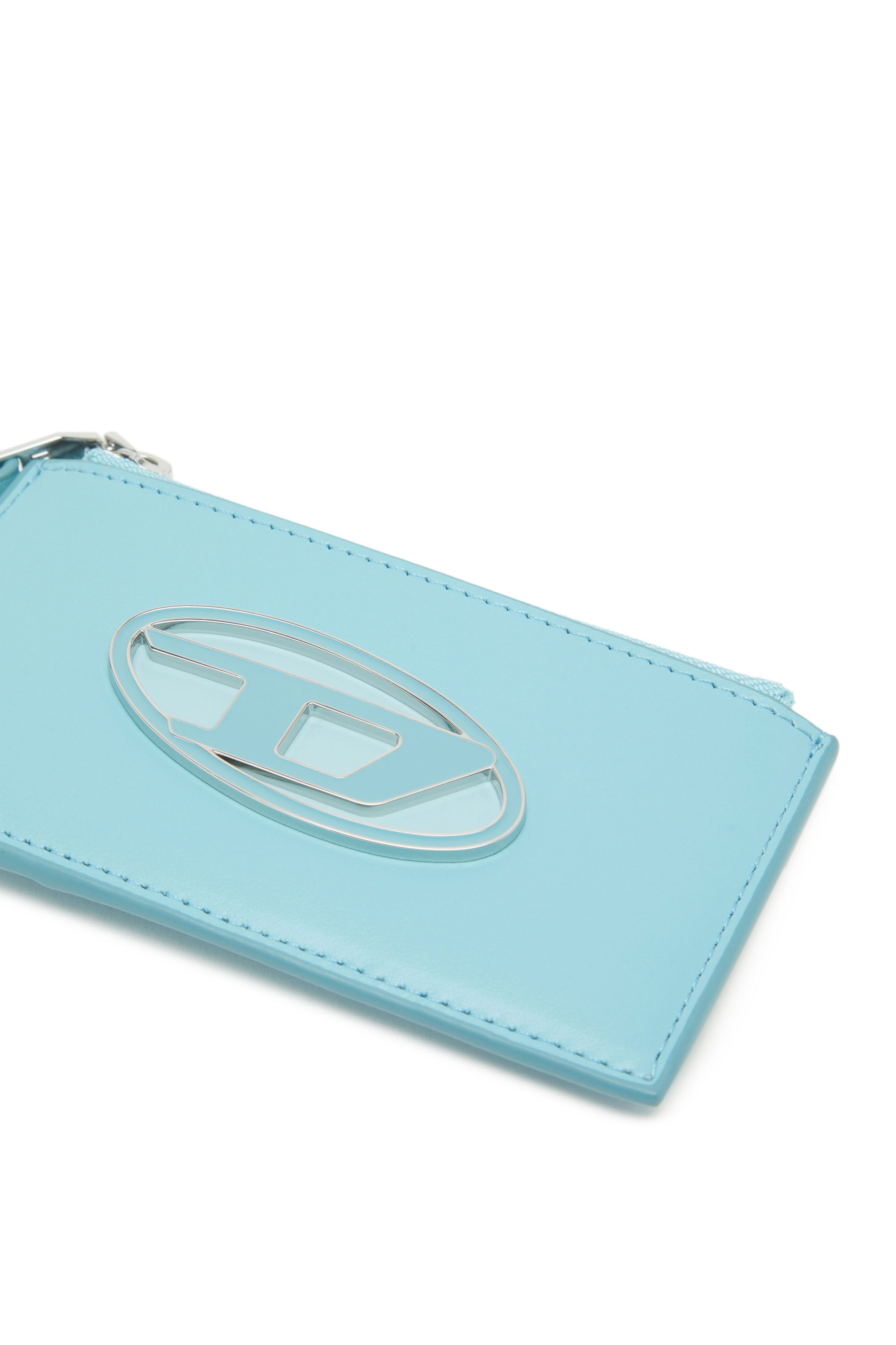 Diesel - PAOULINA, Female's カウレザーカードケース in アジュール - 3