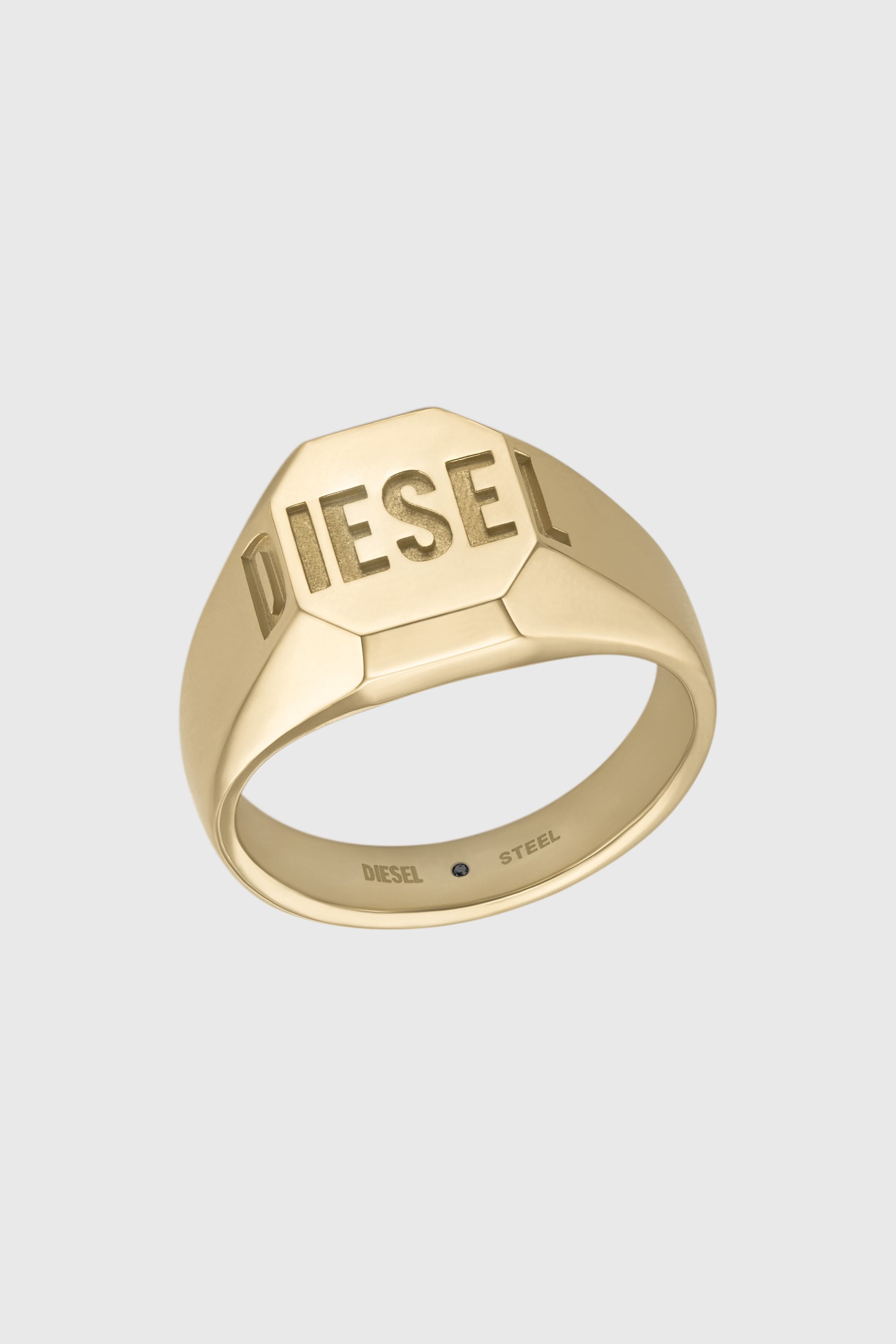 Diesel - DX1742710, Unisex's Gold-tone signet ring in ゴールド - 1
